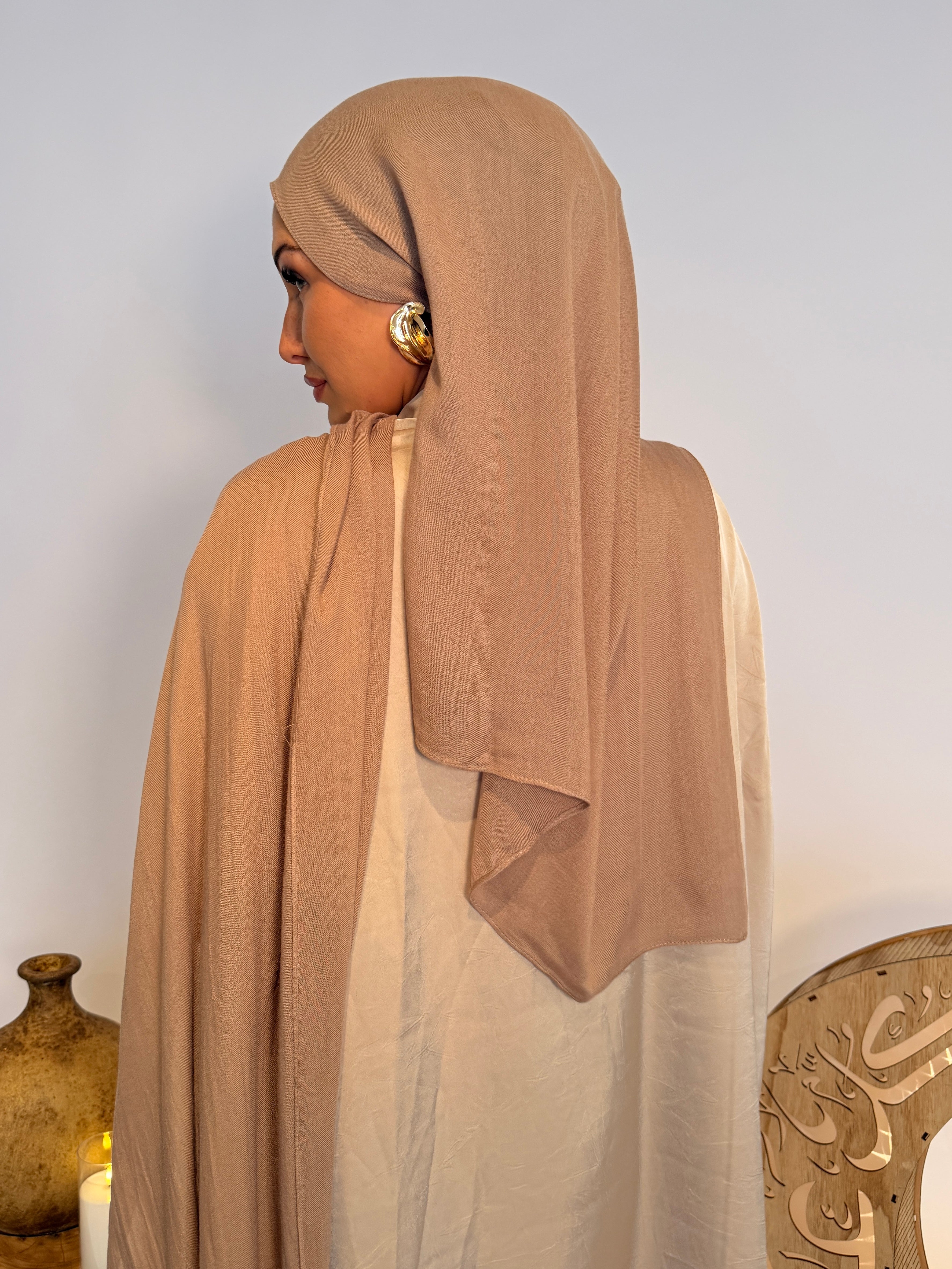Latte - Luxe Modal Hijab Set