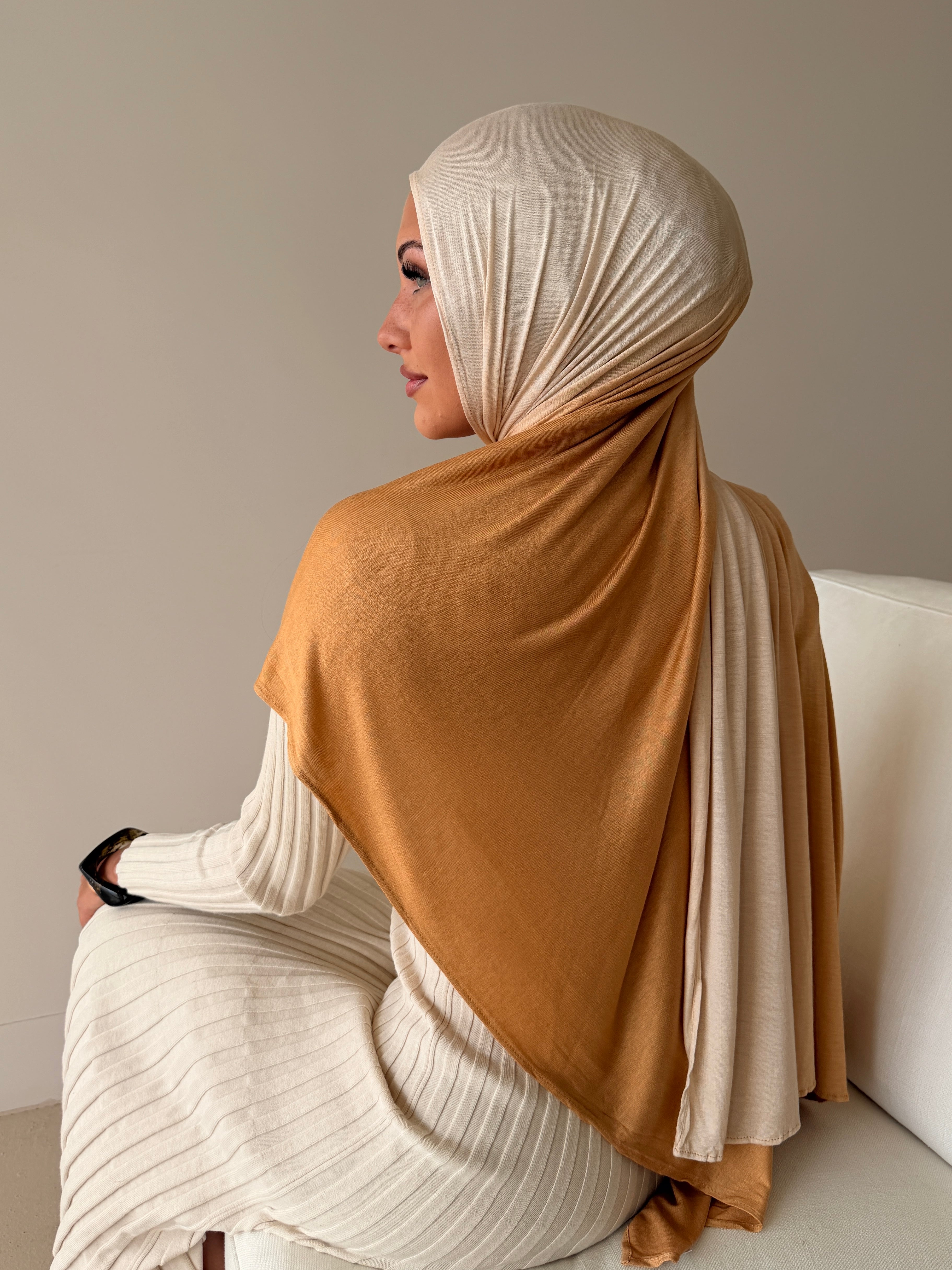 Sand Ombre - Printed Jersey