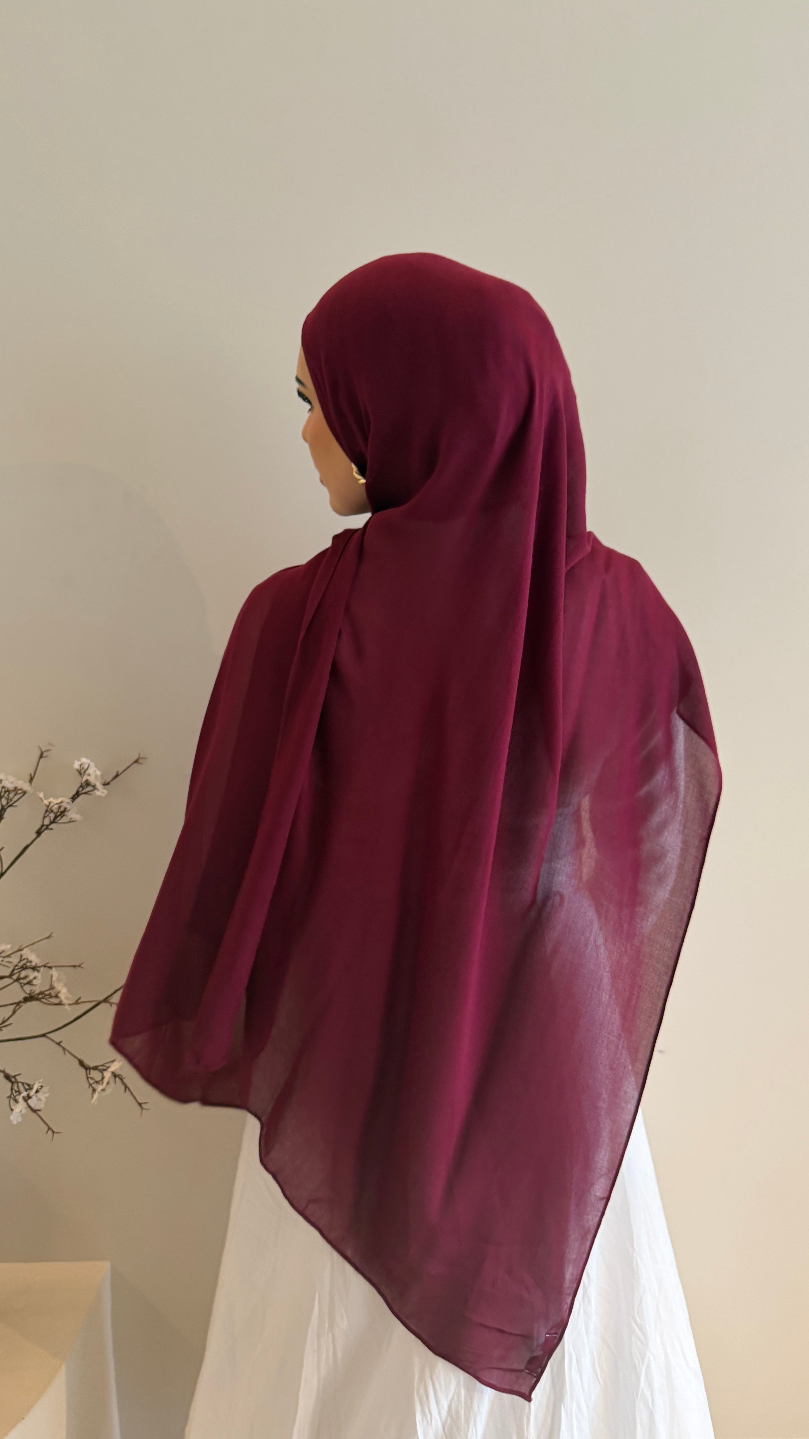 Plum - Luxe Modal Hijab Set
