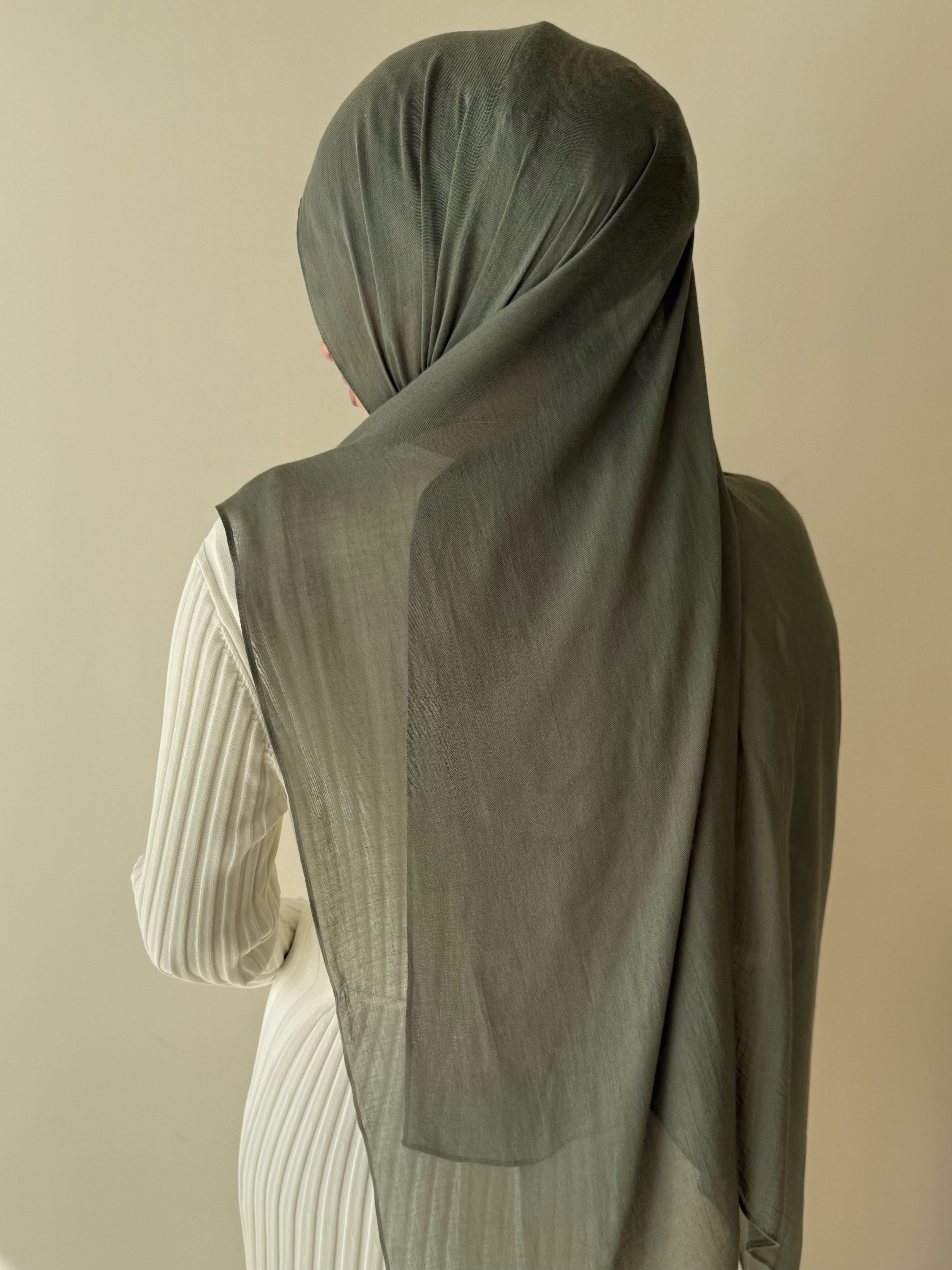 Olive - Modal Hijab Set