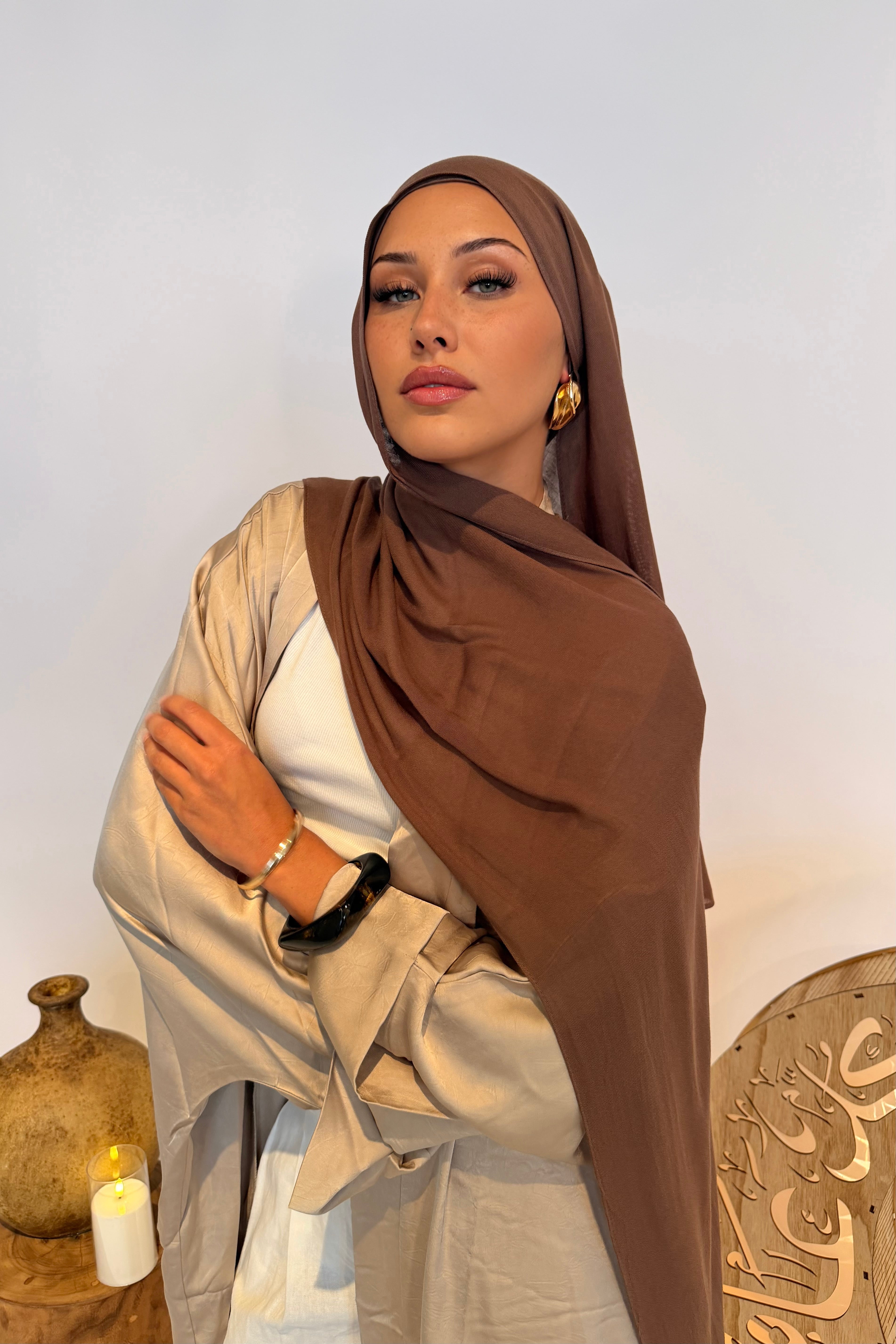 Hot Cocoa - Luxe Modal Hijab Set