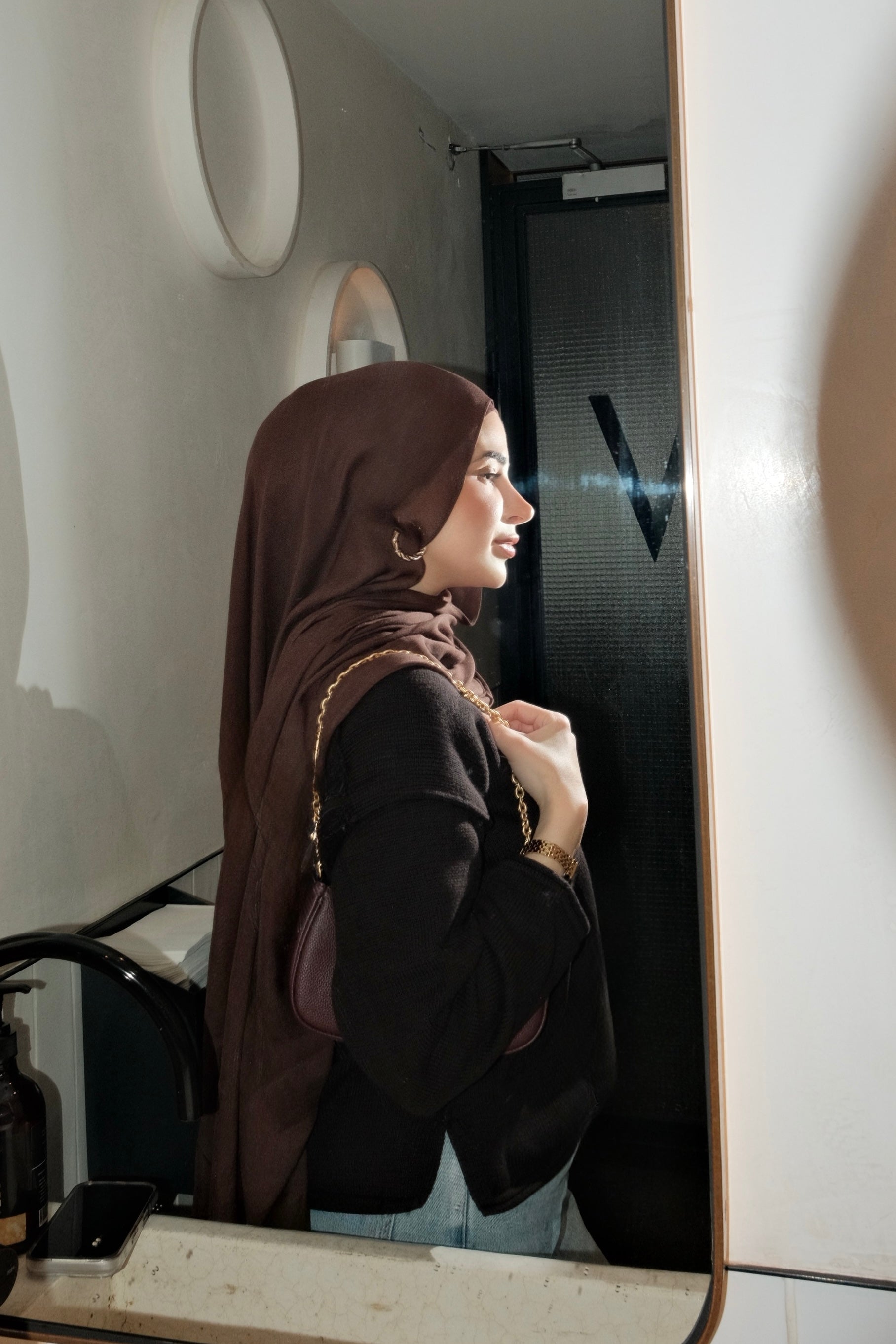 Castaña - Luxe Modal Hijab Set