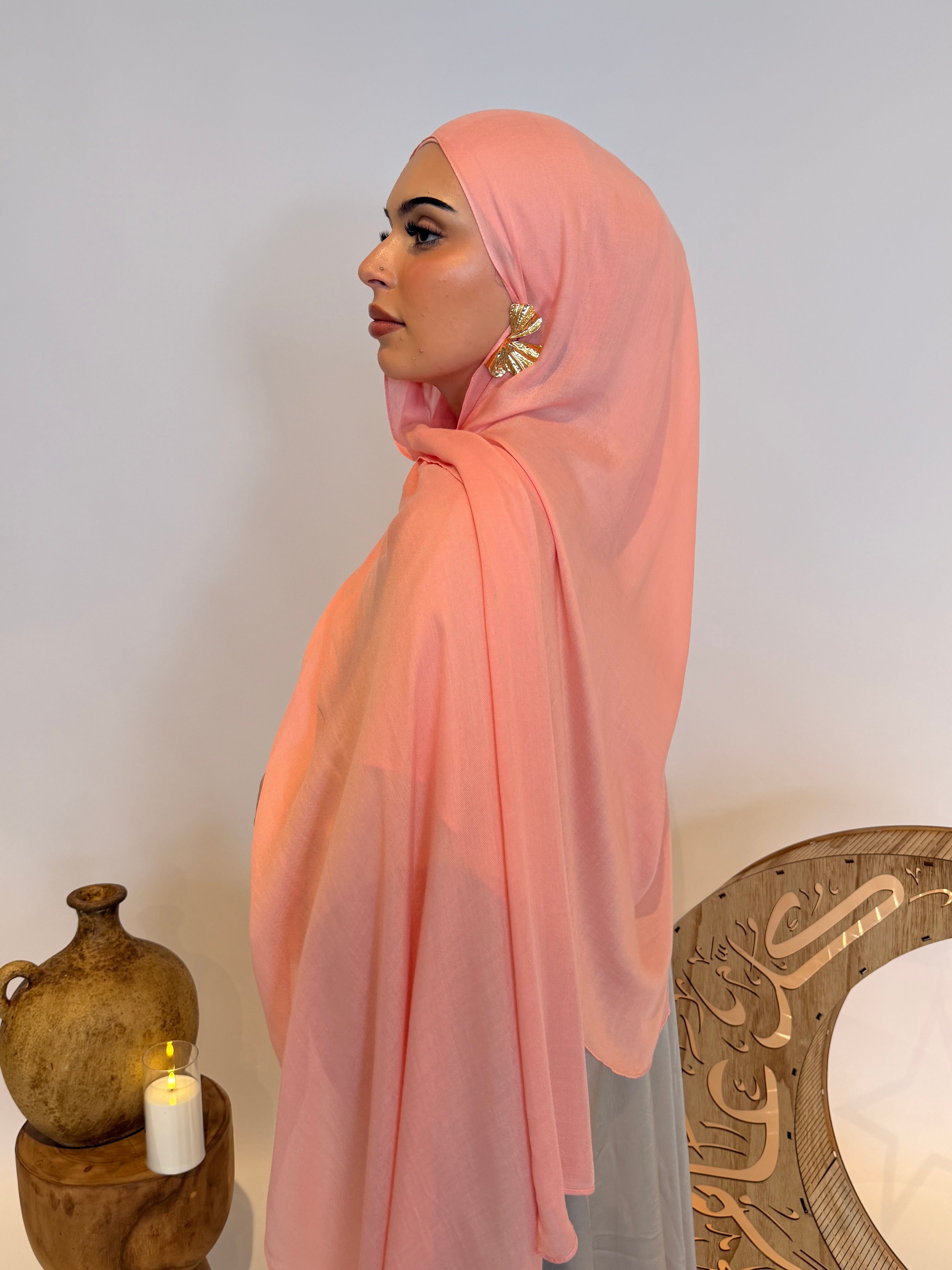 Strawberry Cream - Luxe Modal Hijab Set