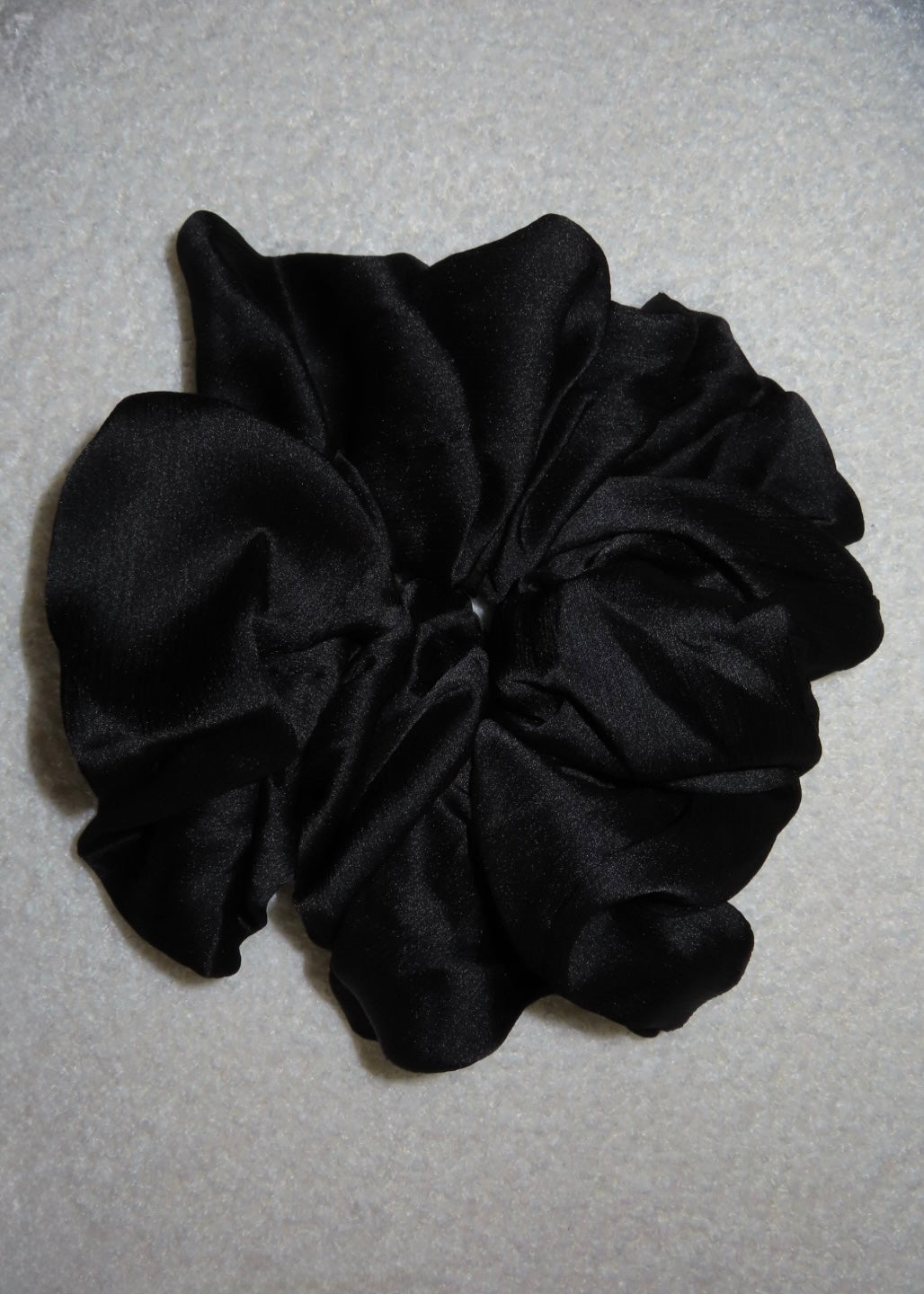 Black Satin scrunchies