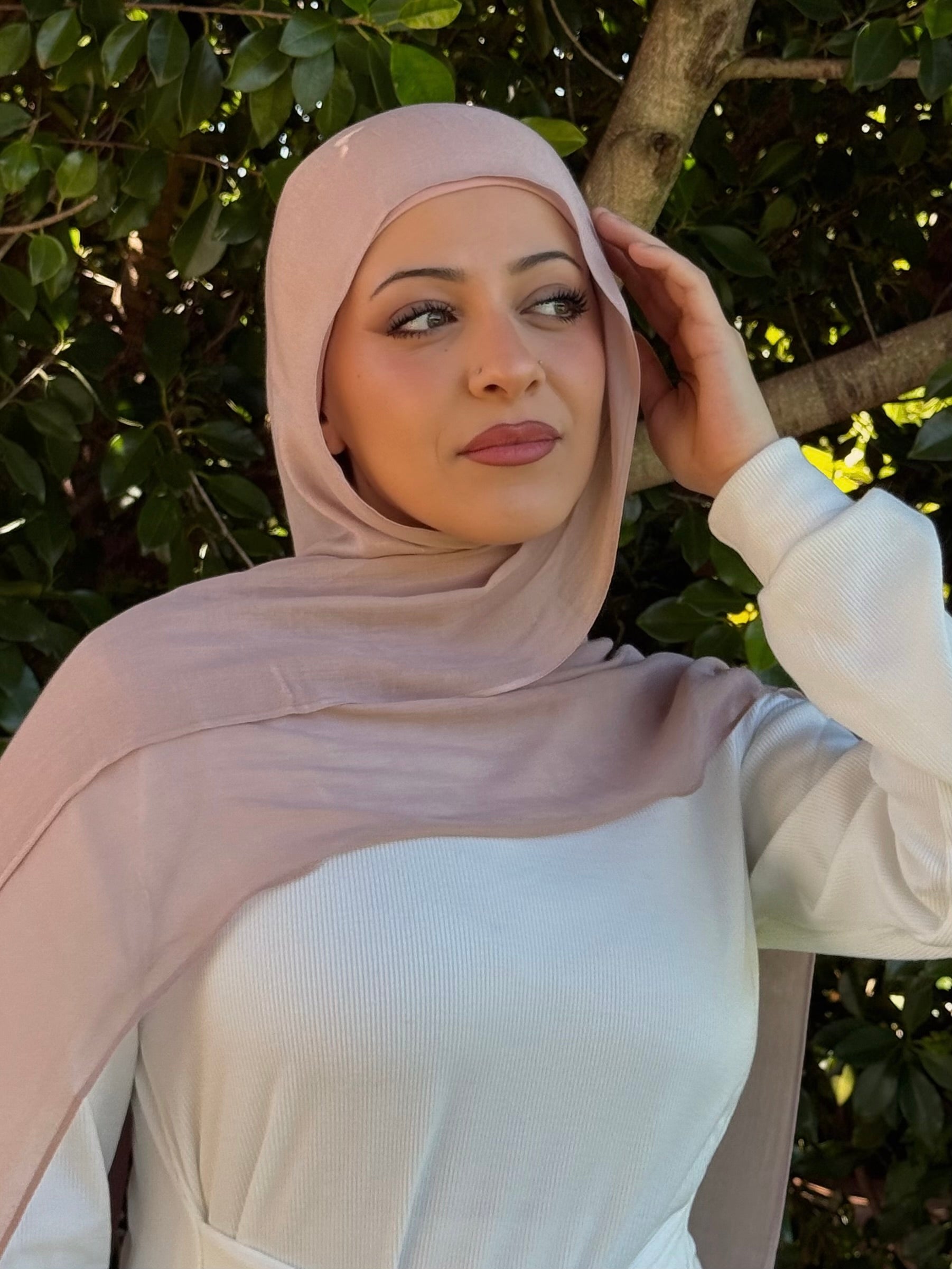 Plum - Modal Hijab Set
