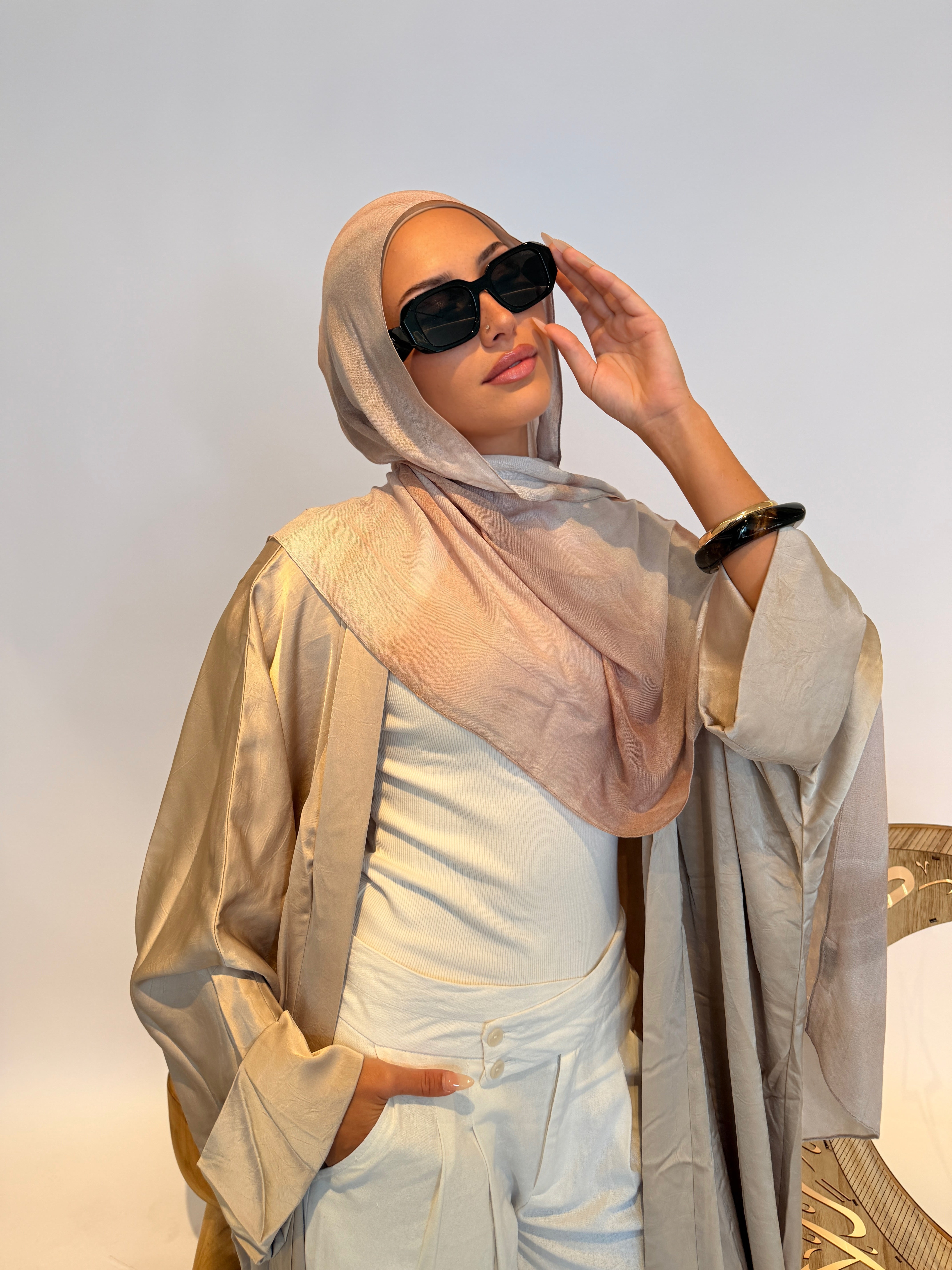 Sand Blush - Printed Modal Hijab
