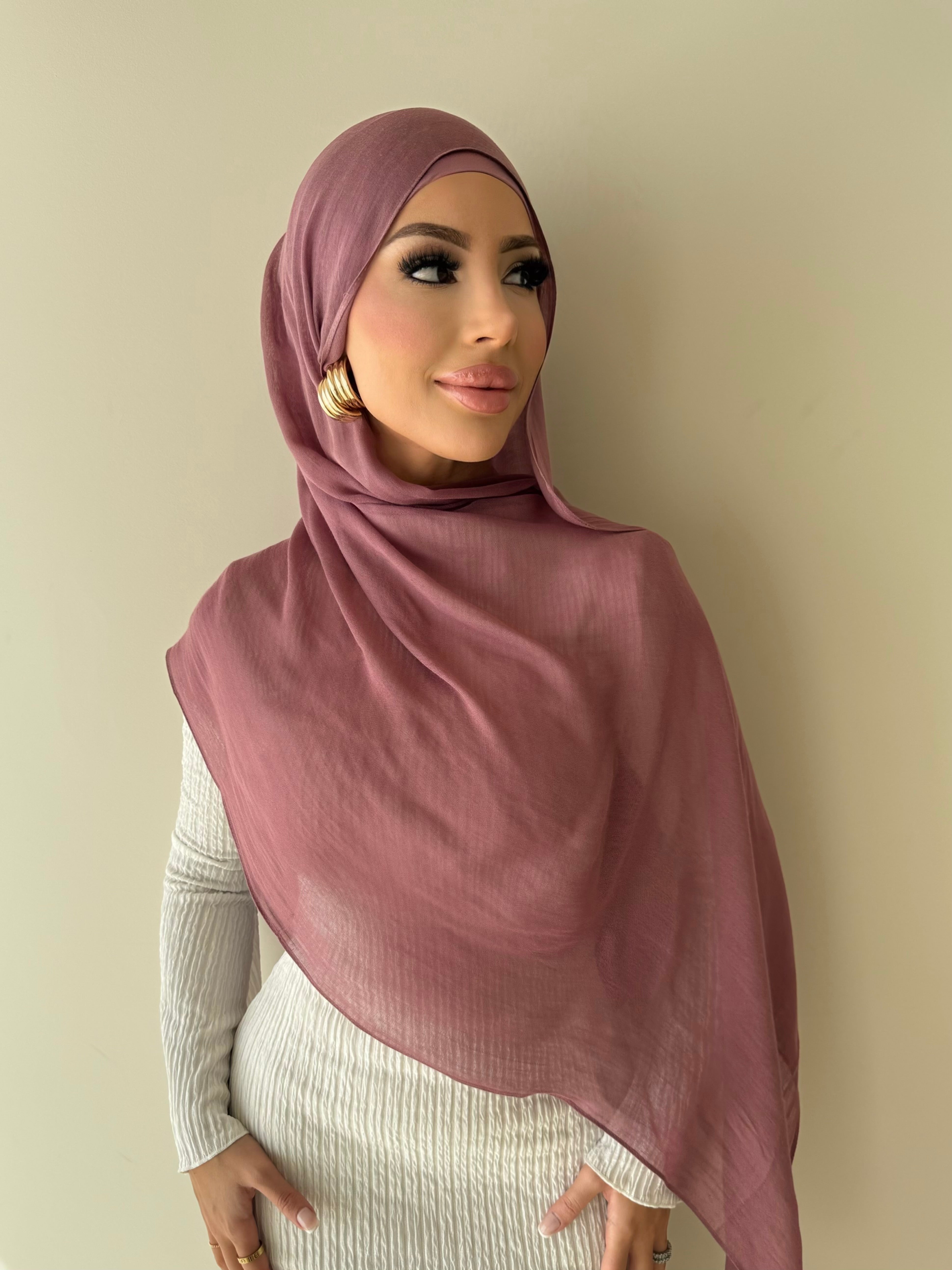 Berry - Modal Hijab Set