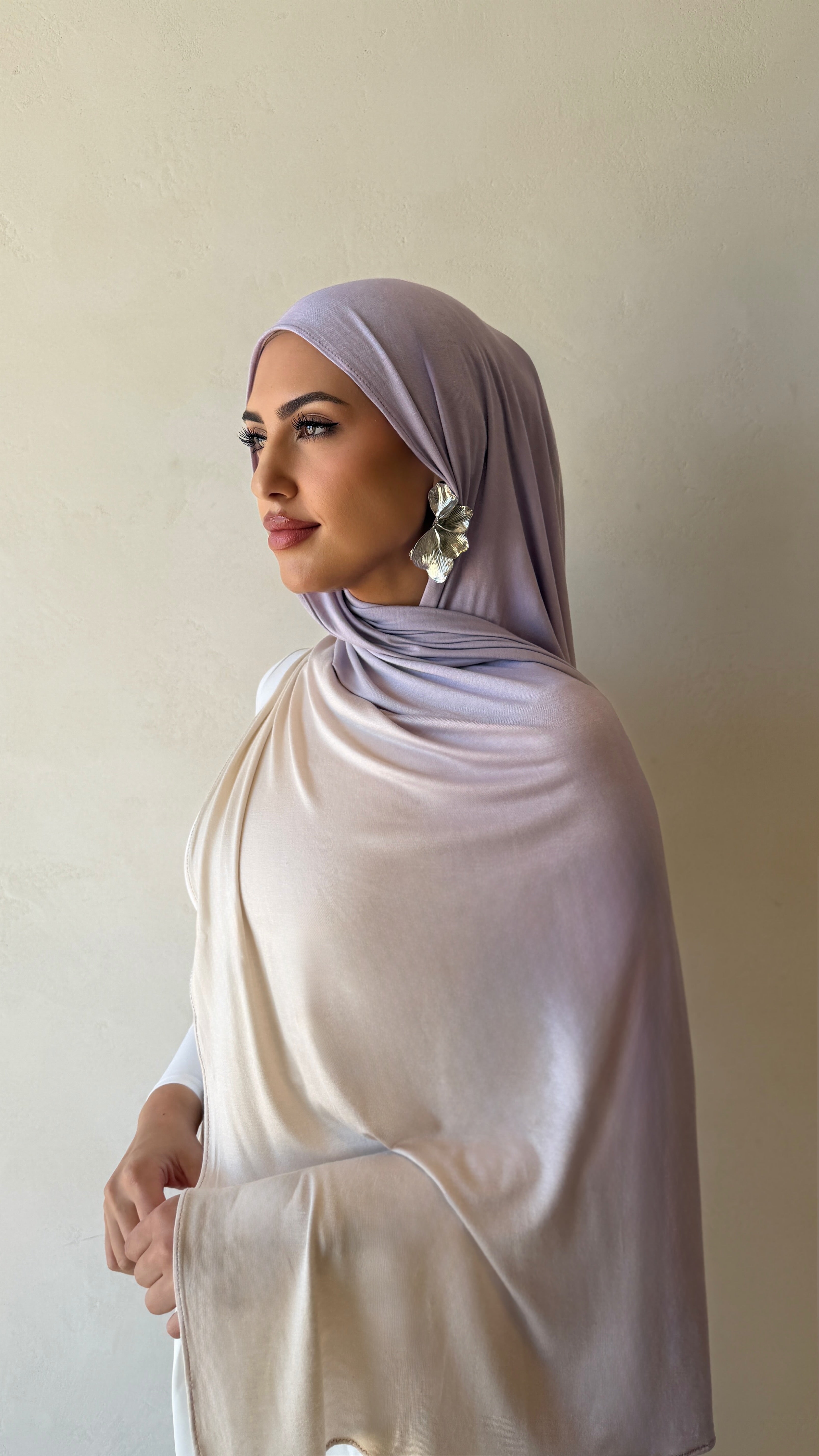 Lavender Ombré - Printed Jersey