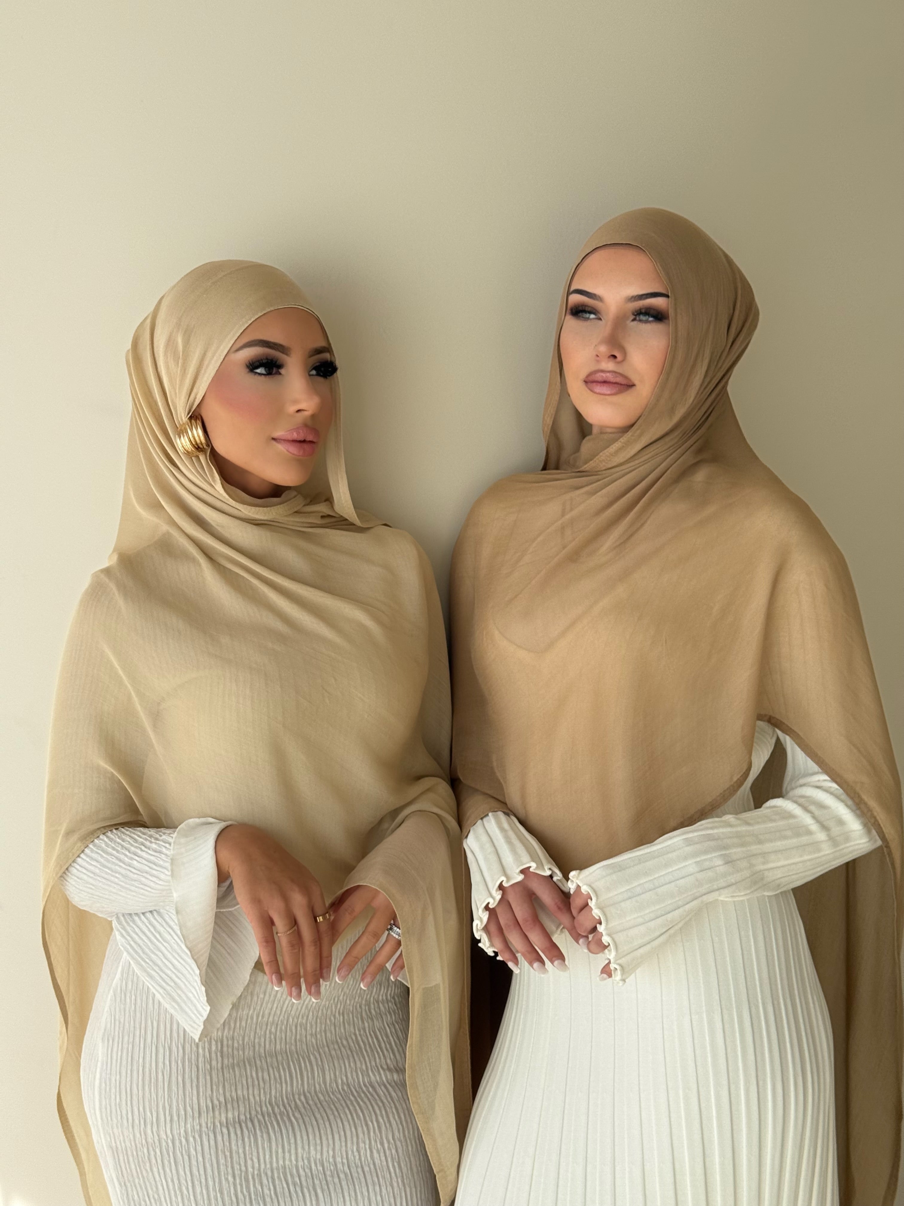 Oat  - Modal Hijab Set