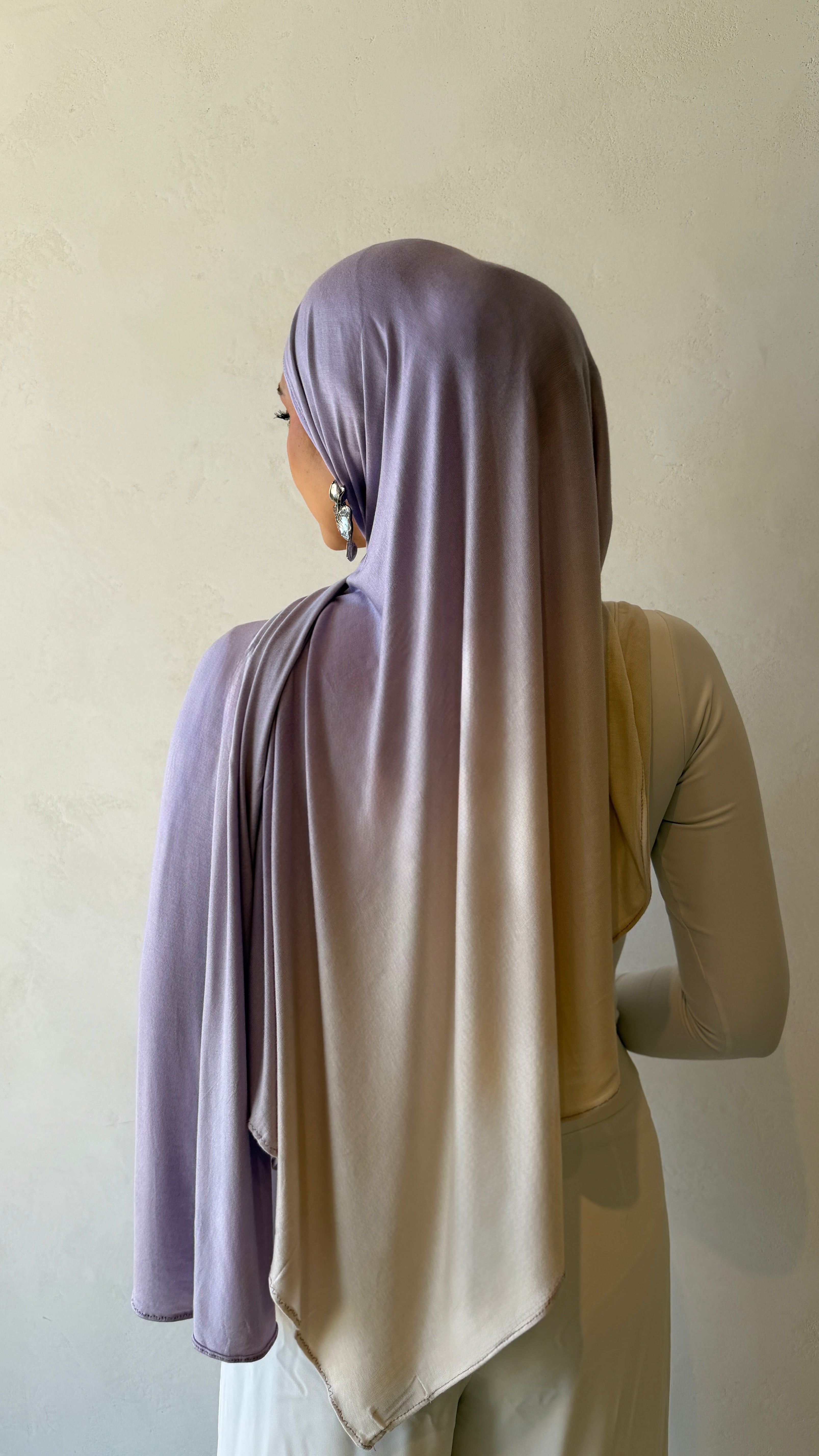Lavender Ombré - Printed Jersey