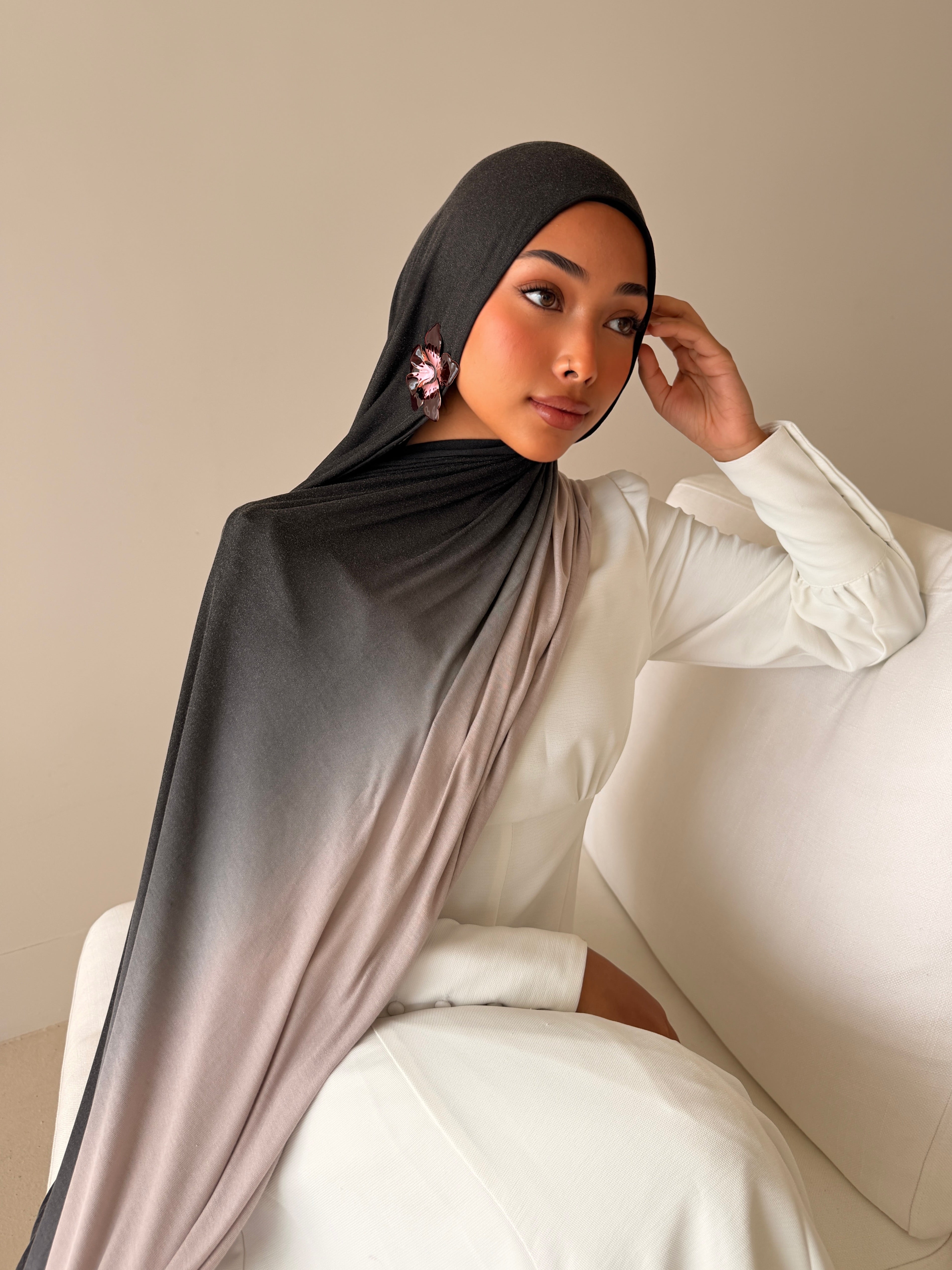 Smoked Pearl - Printed Jersey