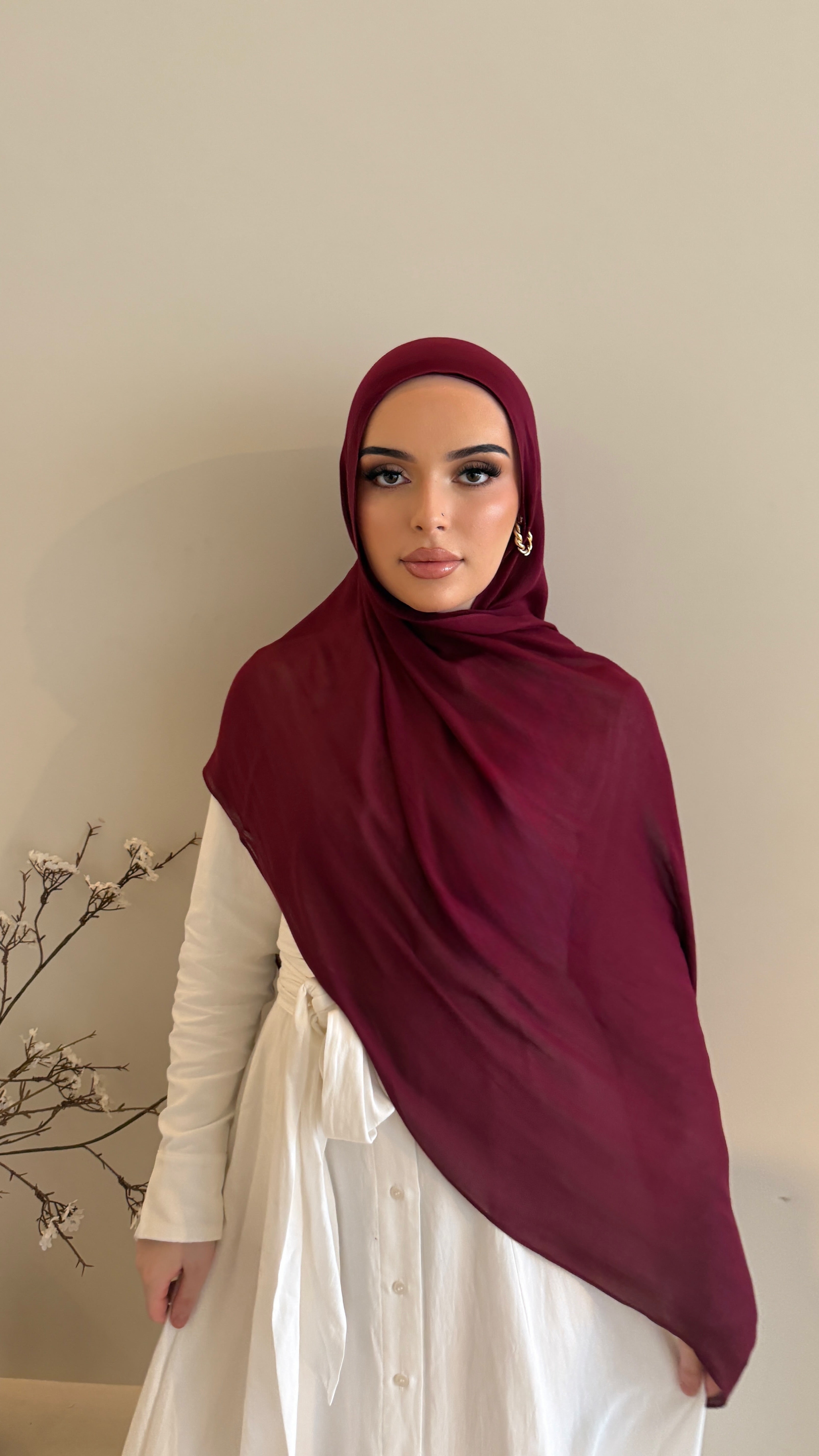 Plum - Luxe Modal Hijab Set