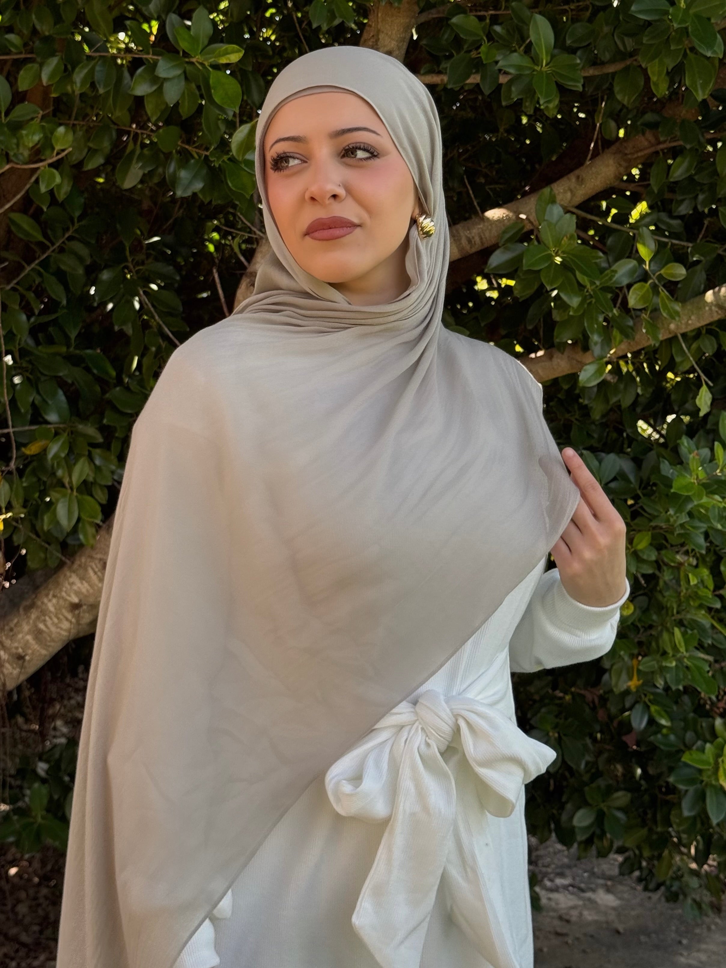 Oyster - Modal Hijab Set