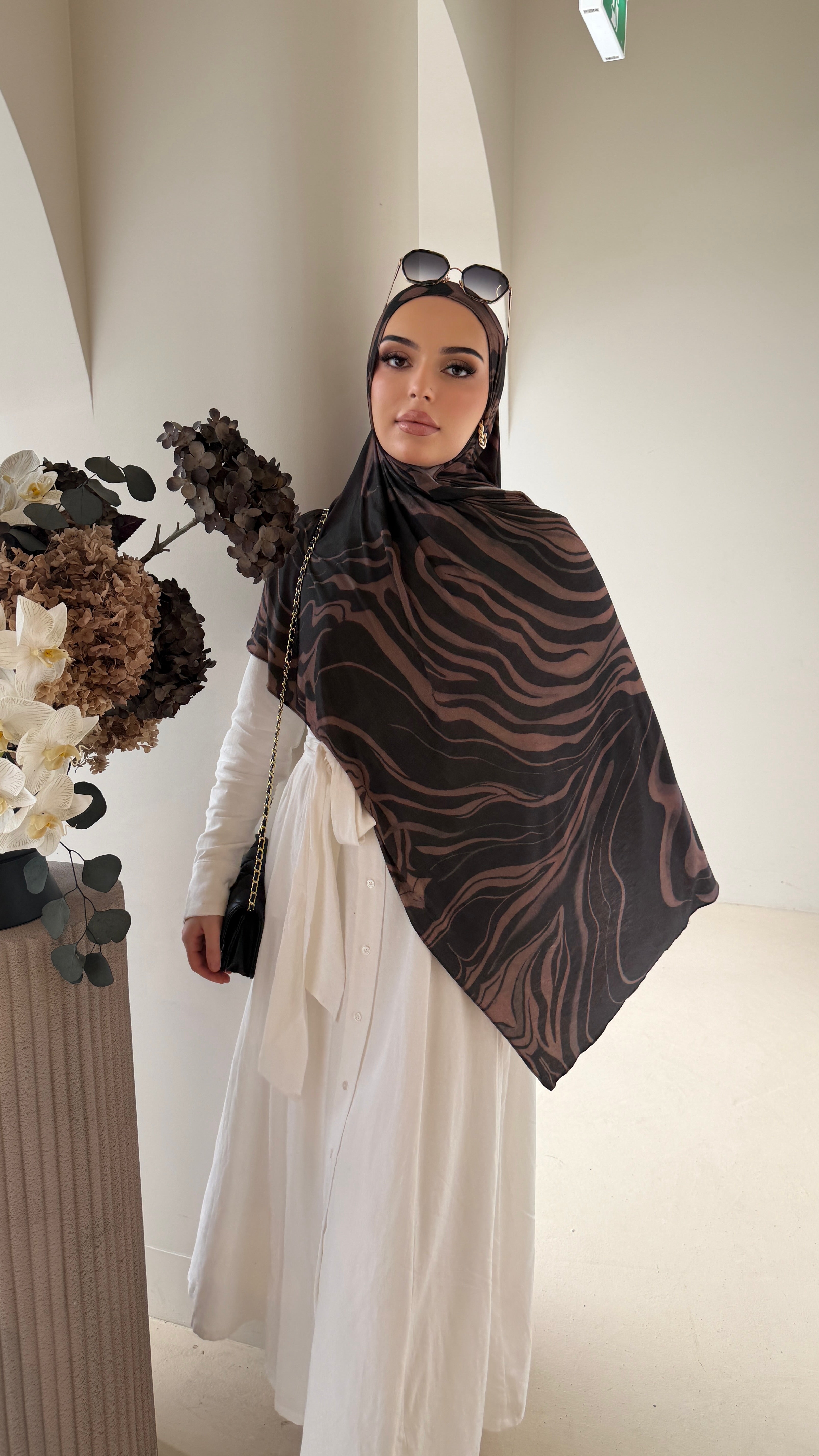 Toffee Swirl - Printed Jersey