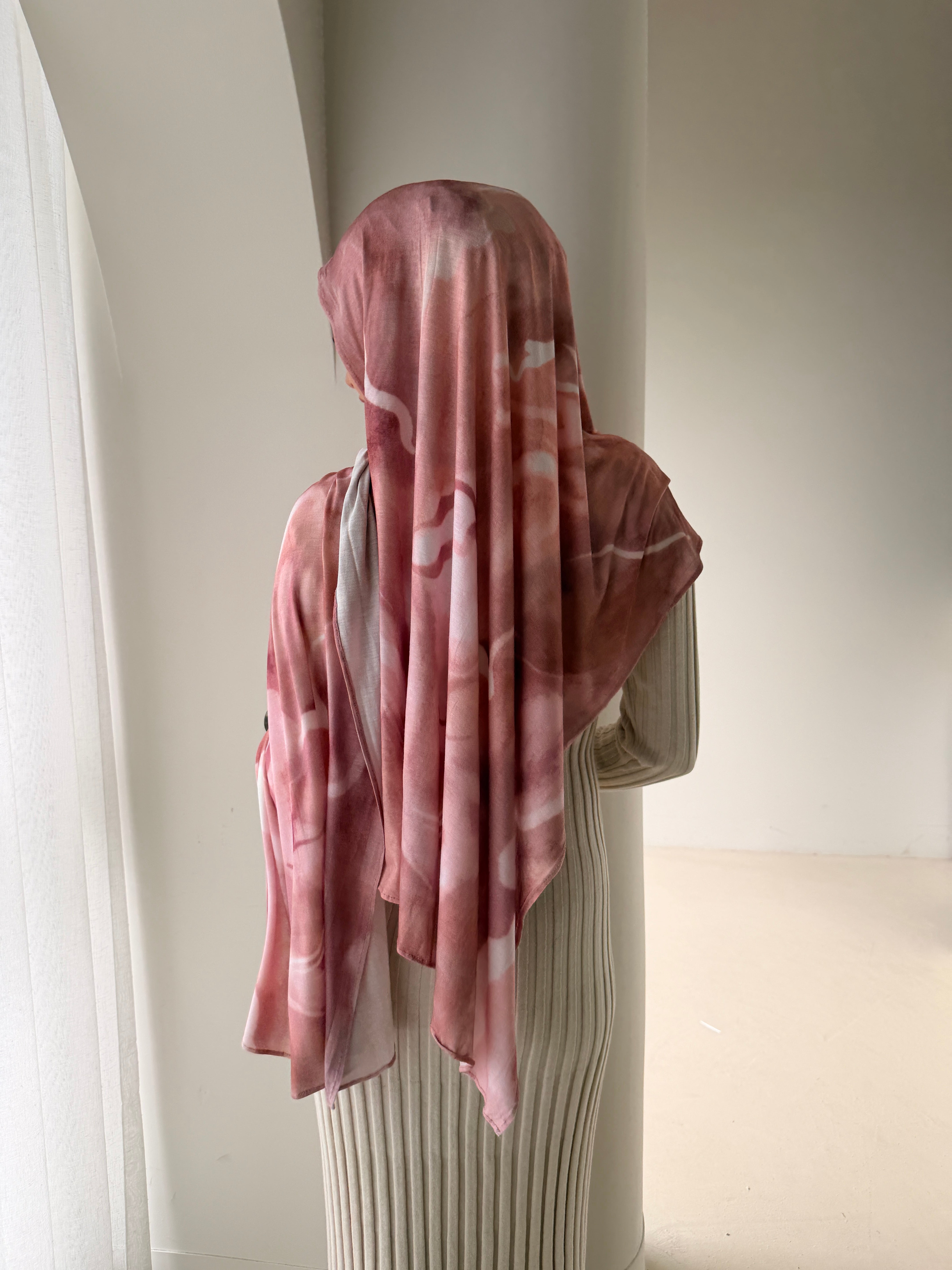 Blush Swirl - Printed Jersey