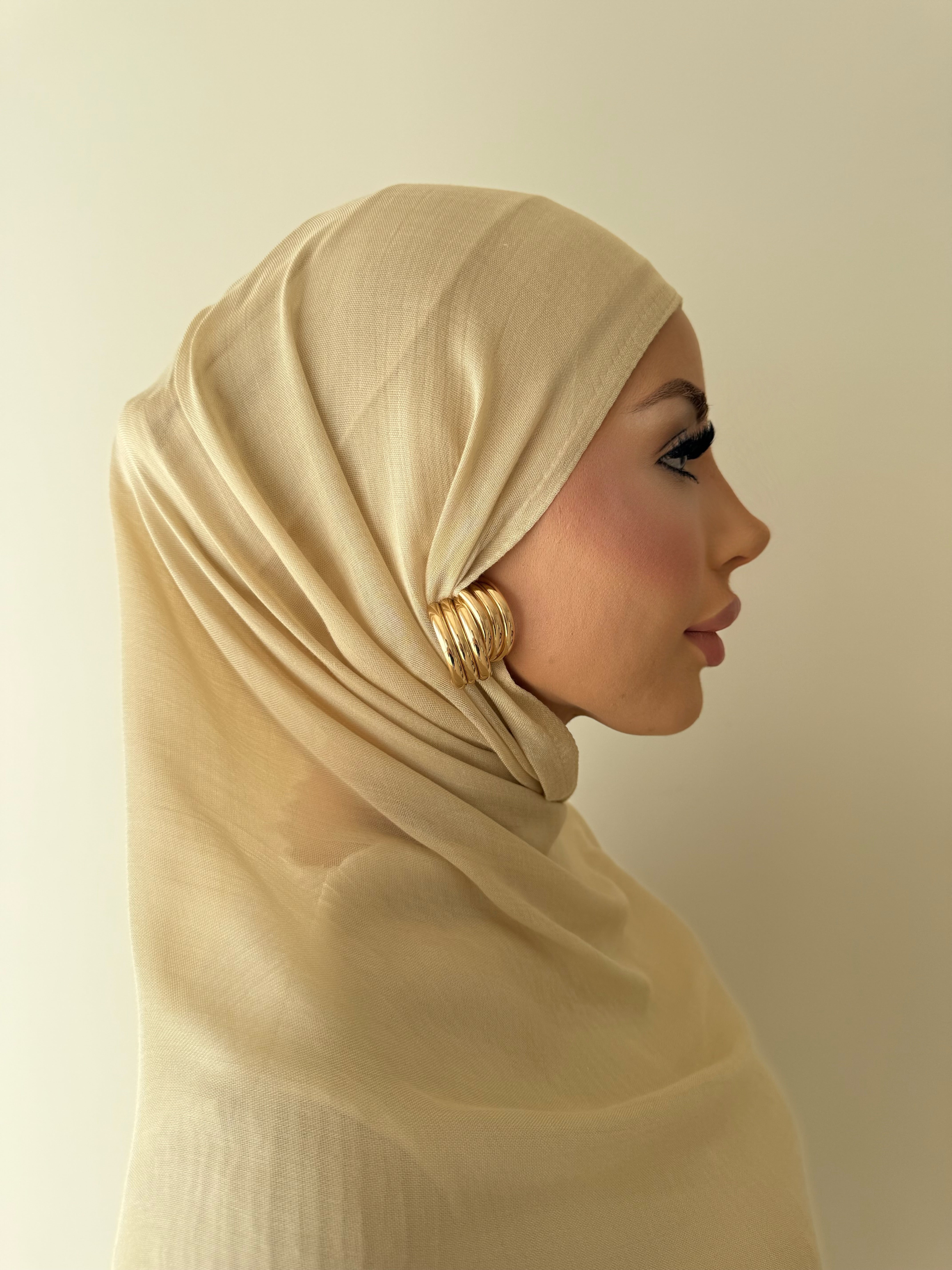 Oat  - Modal Hijab Set