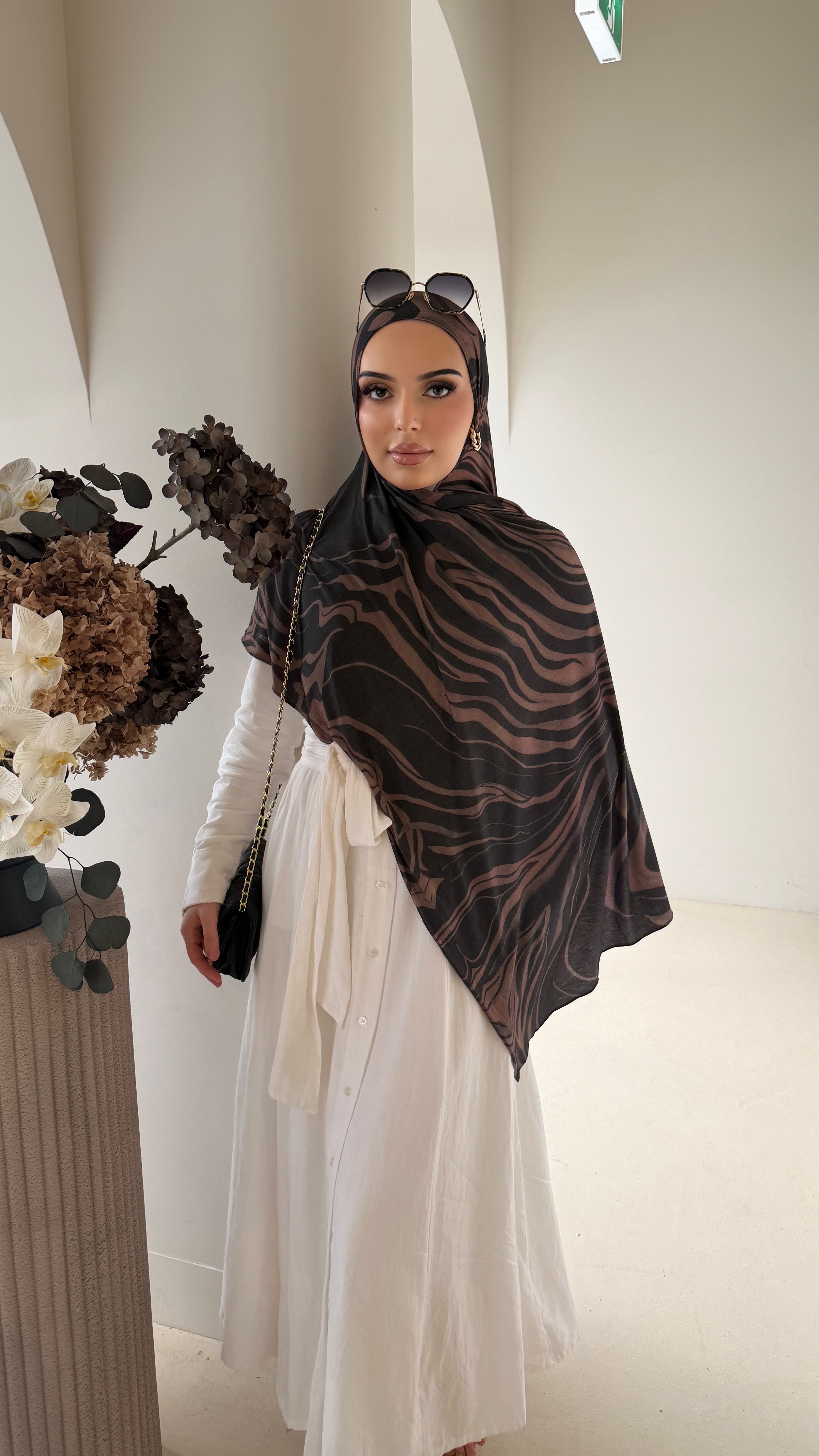Toffee Swirl - Printed Jersey