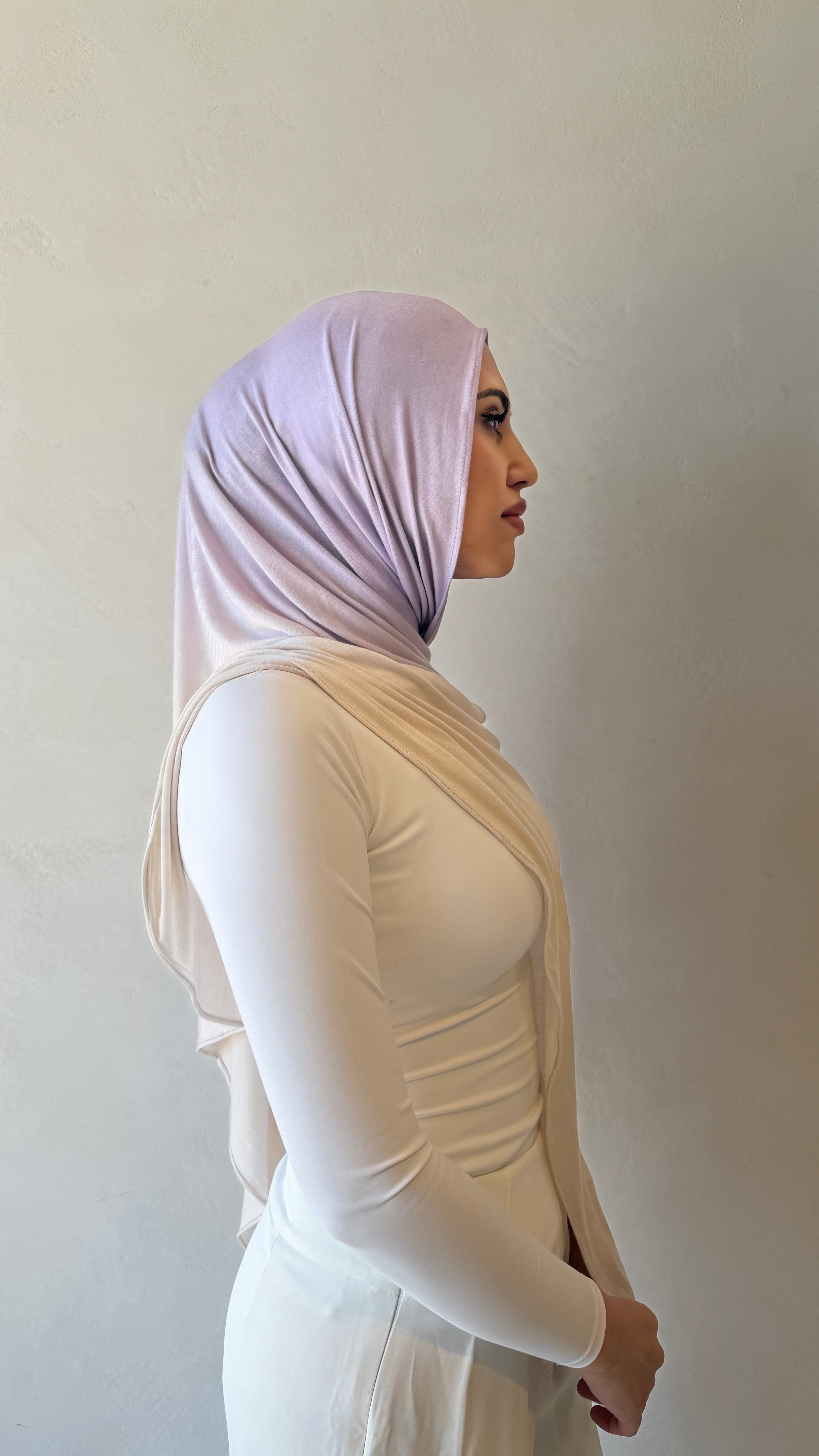 Lavender Ombré - Printed Jersey