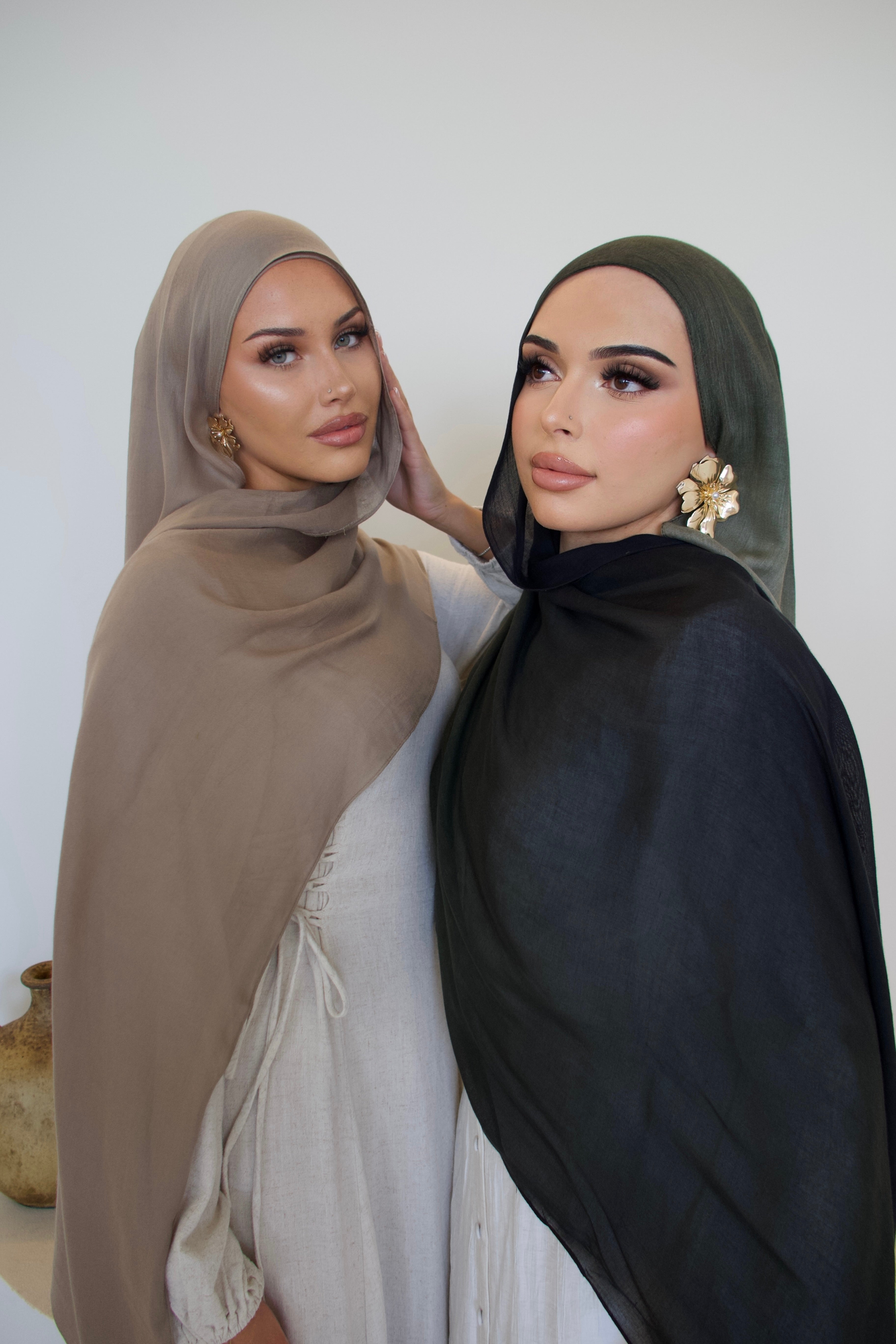 Khaki - Luxe Modal Hijab Set