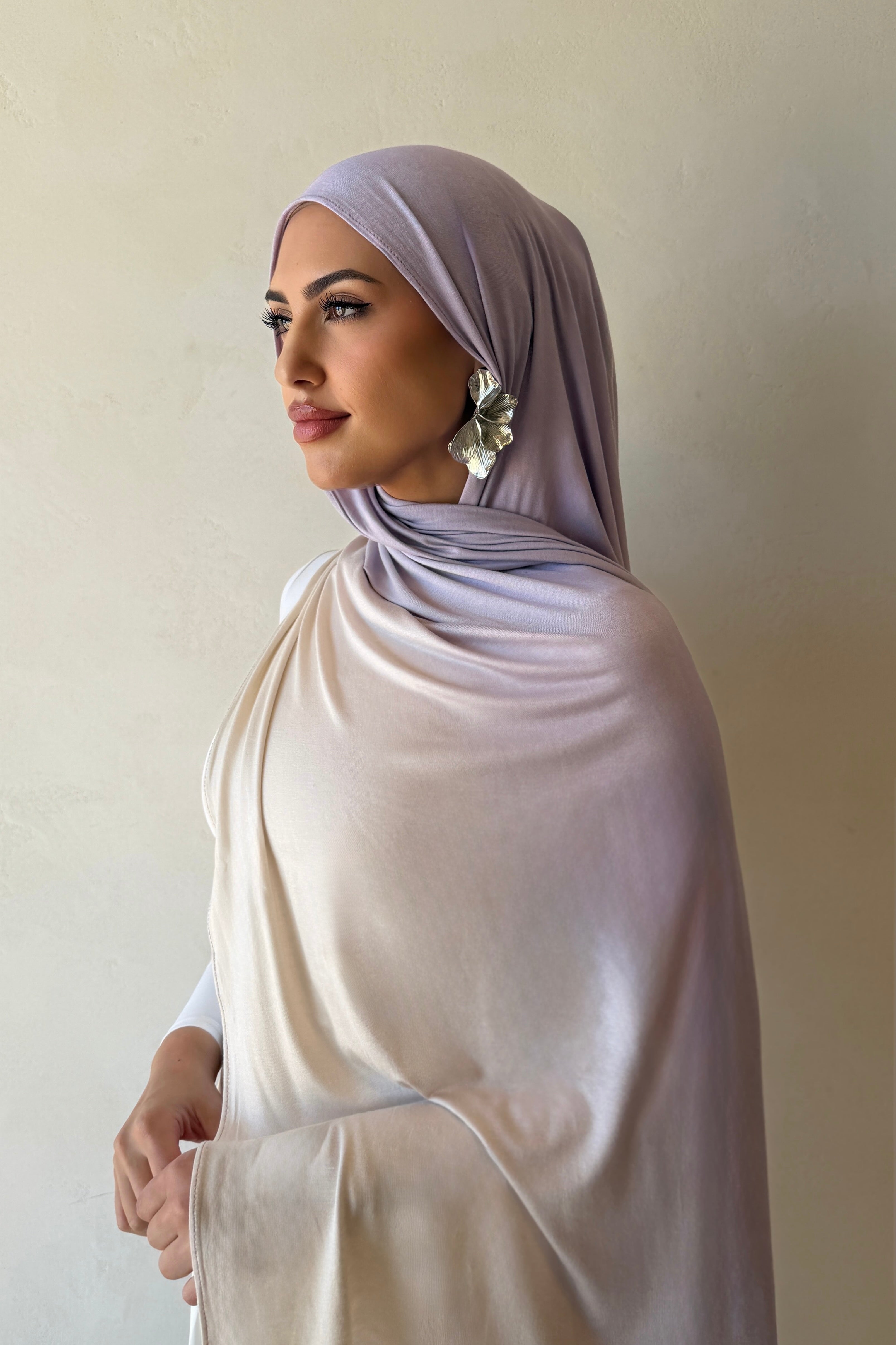 Lavender Ombré - Printed Jersey