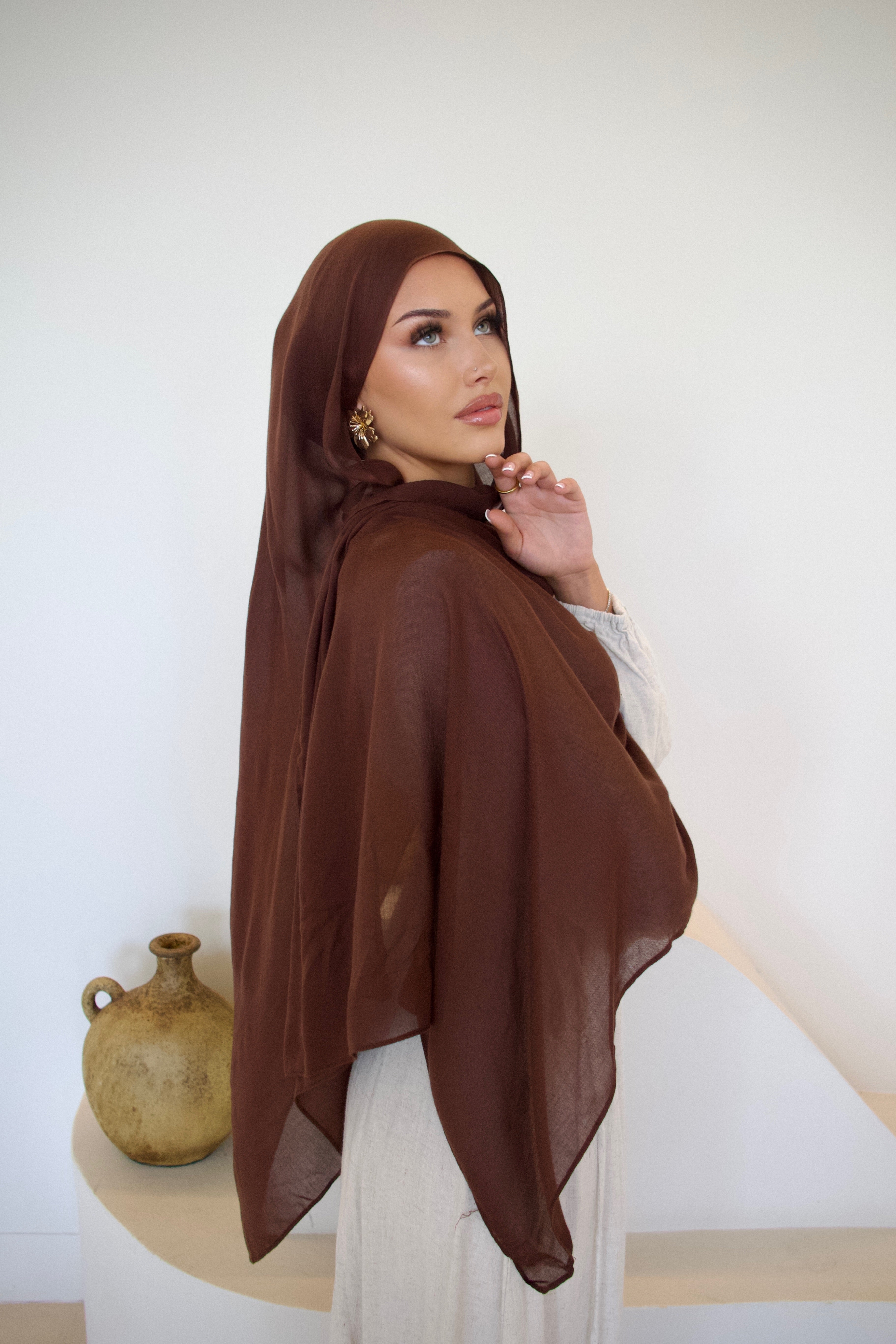 Fudge - Light Modal Hijab Set