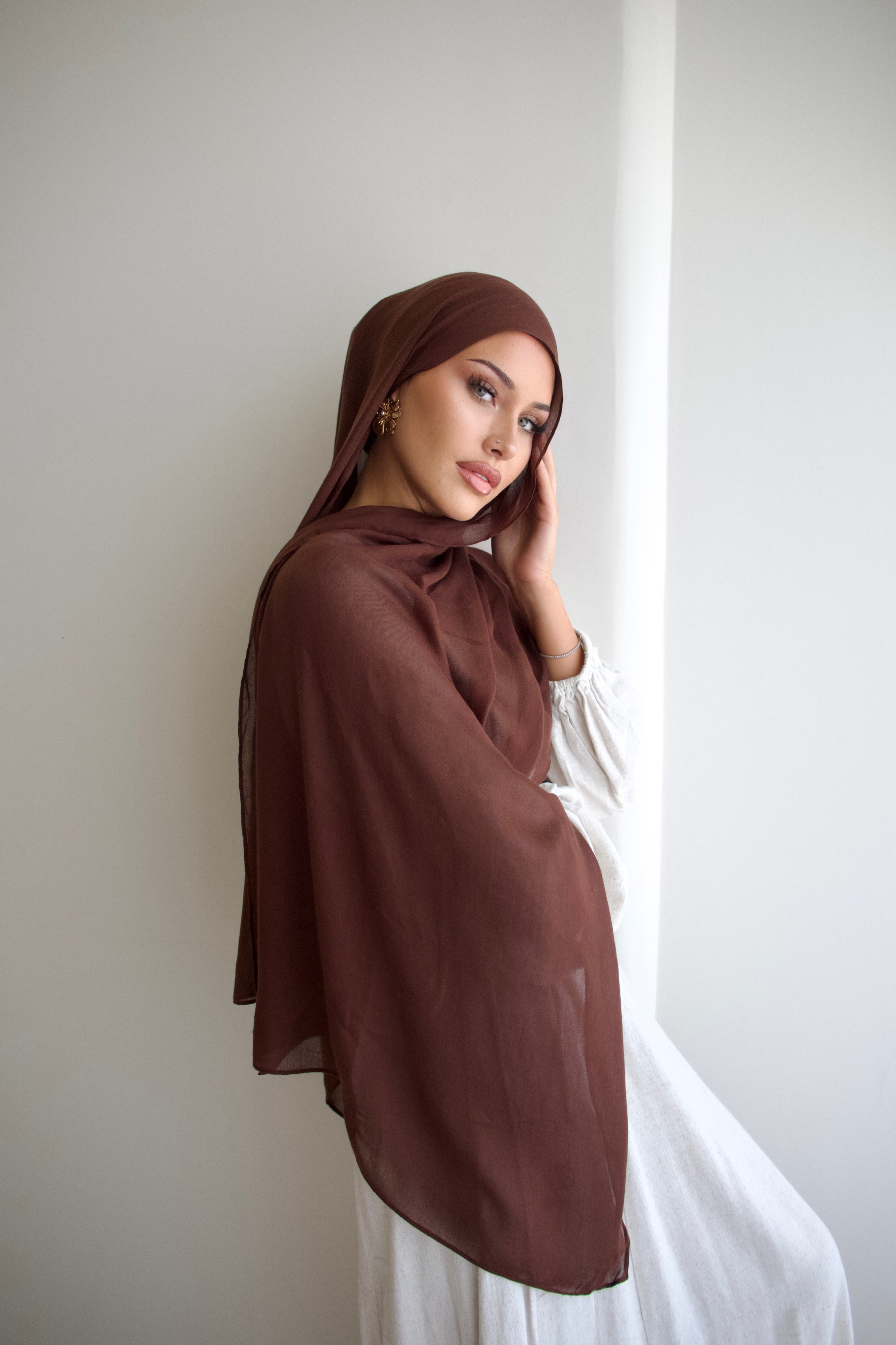 Fudge - Light Modal Hijab Set