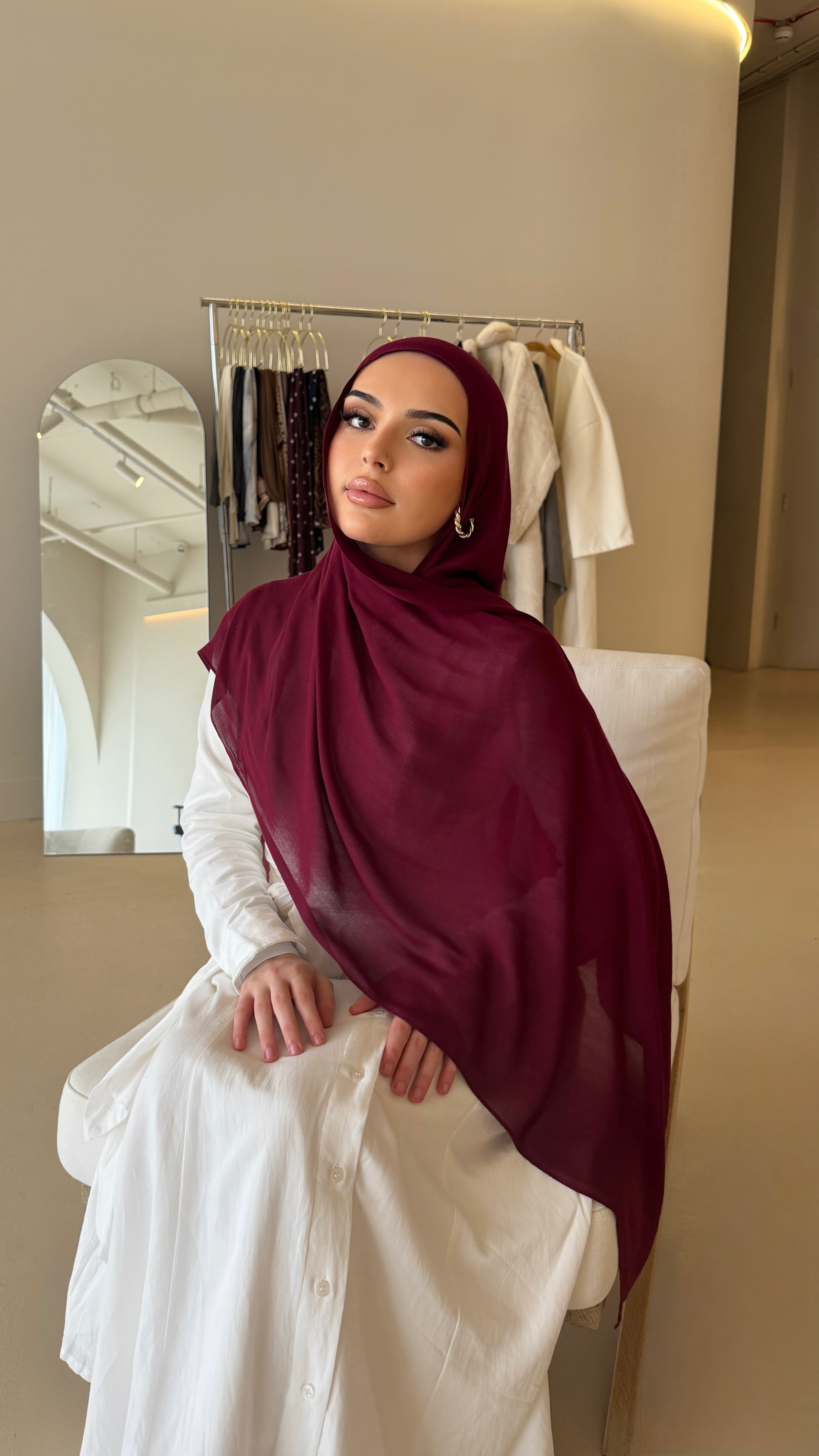 Plum - Luxe Modal Hijab Set