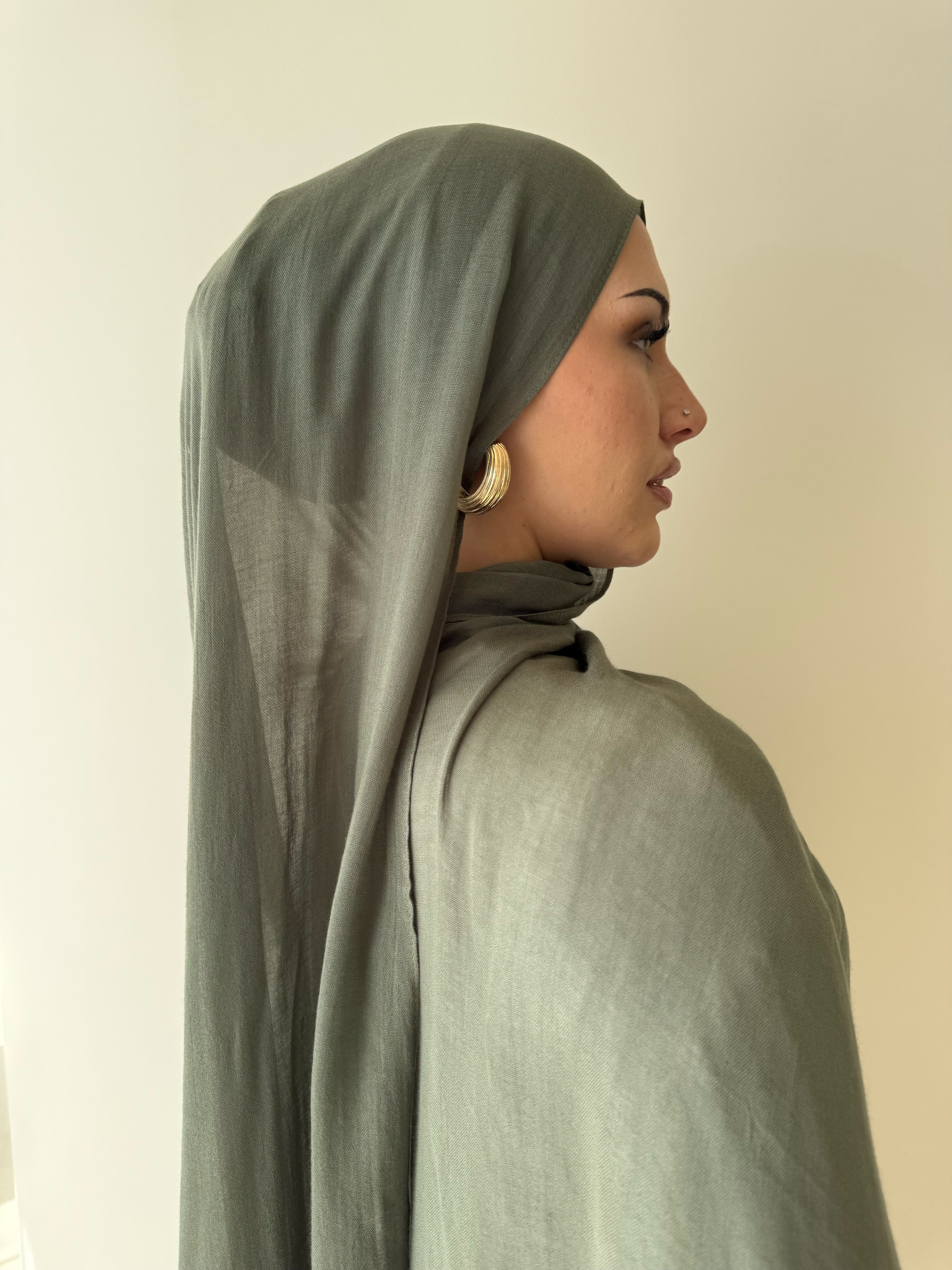 Olive - Modal Hijab Set