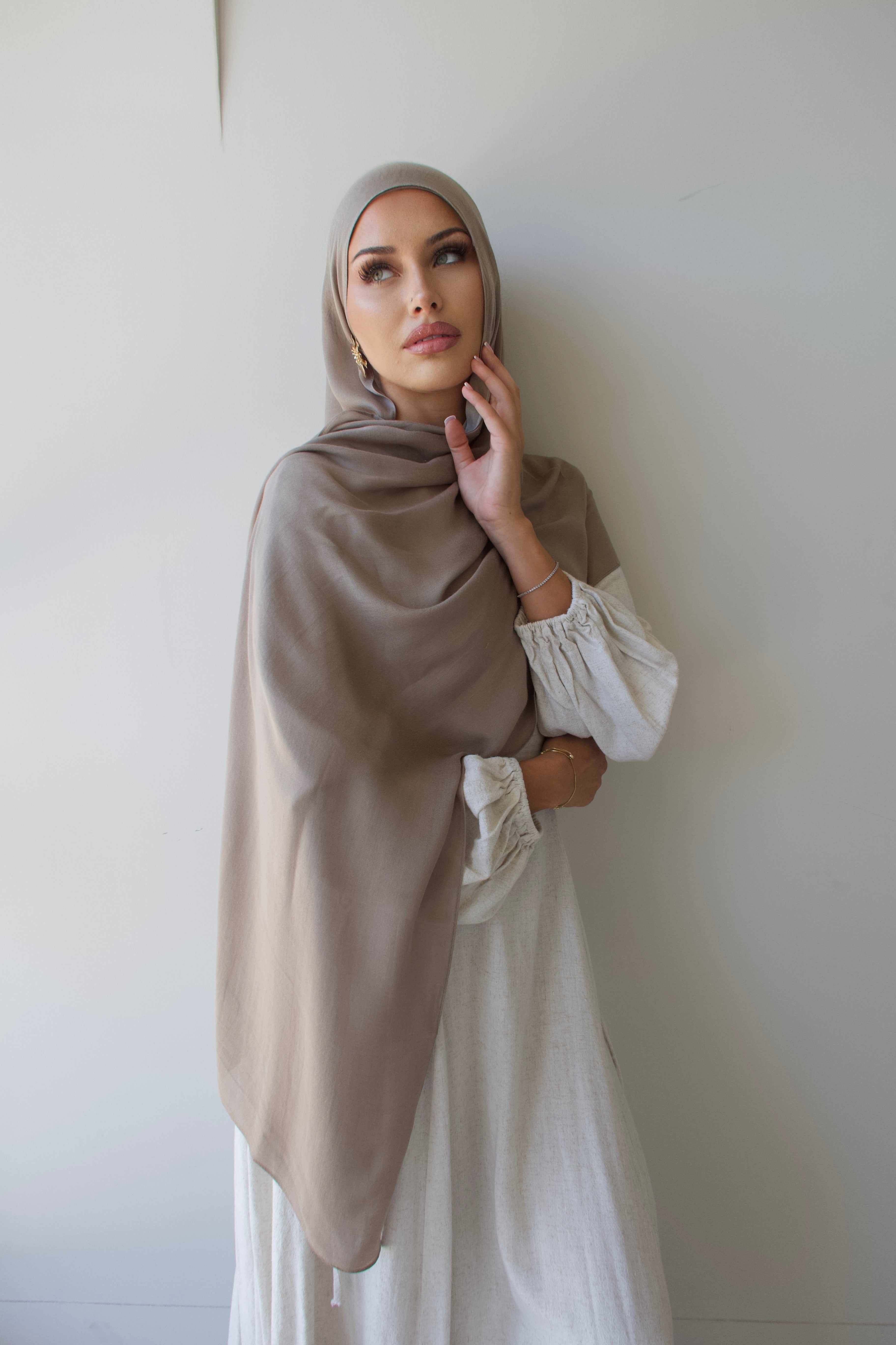 Khaki - Luxe Modal Hijab Set