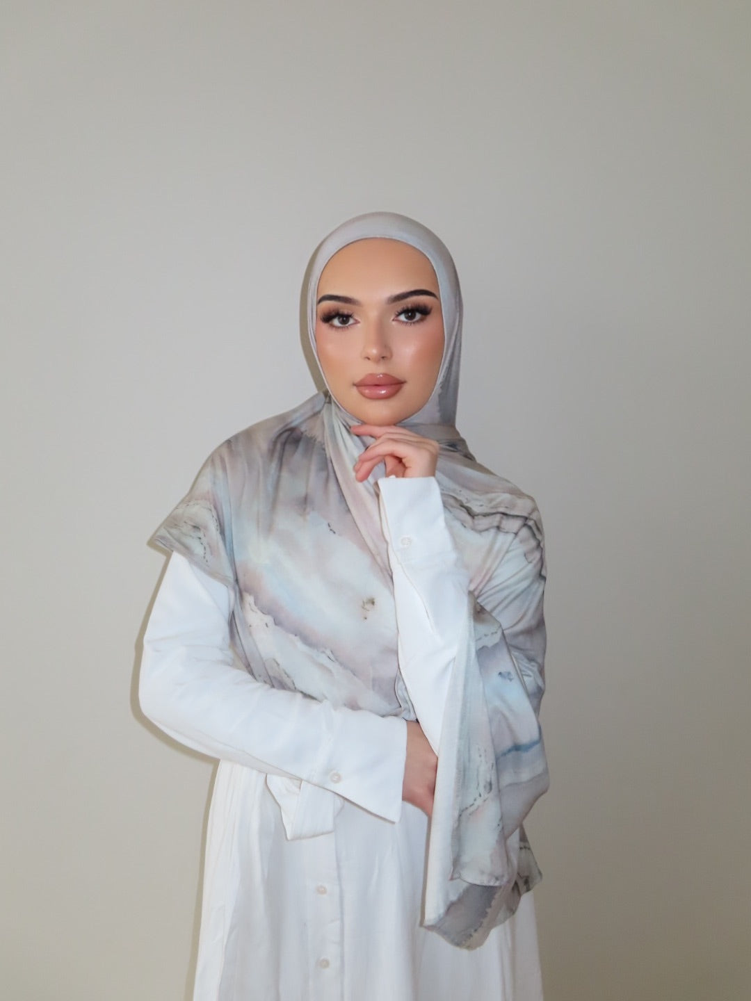 Marble Mist - Printed Jersey