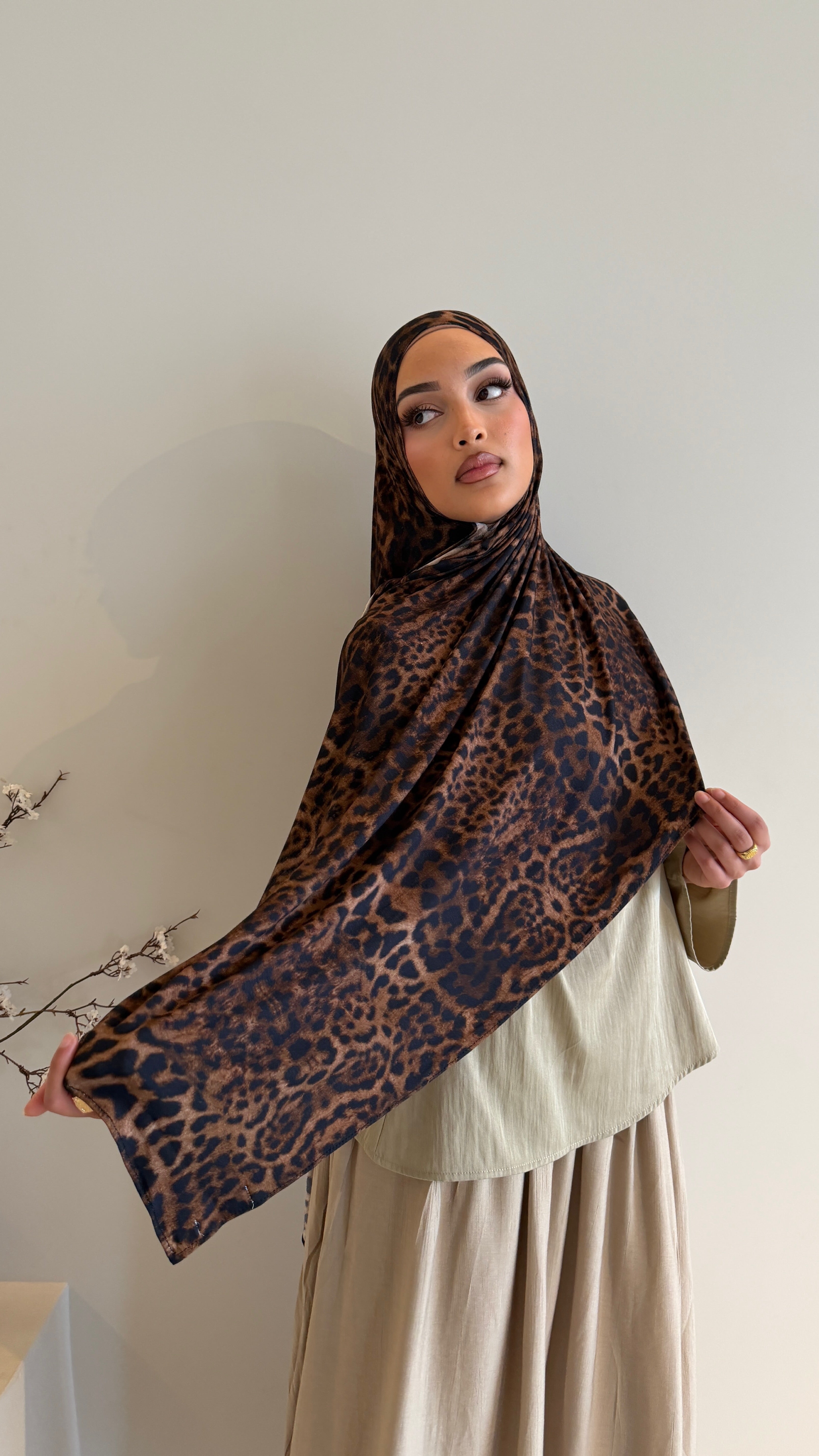 Mocha Leapord - Printed Jersey