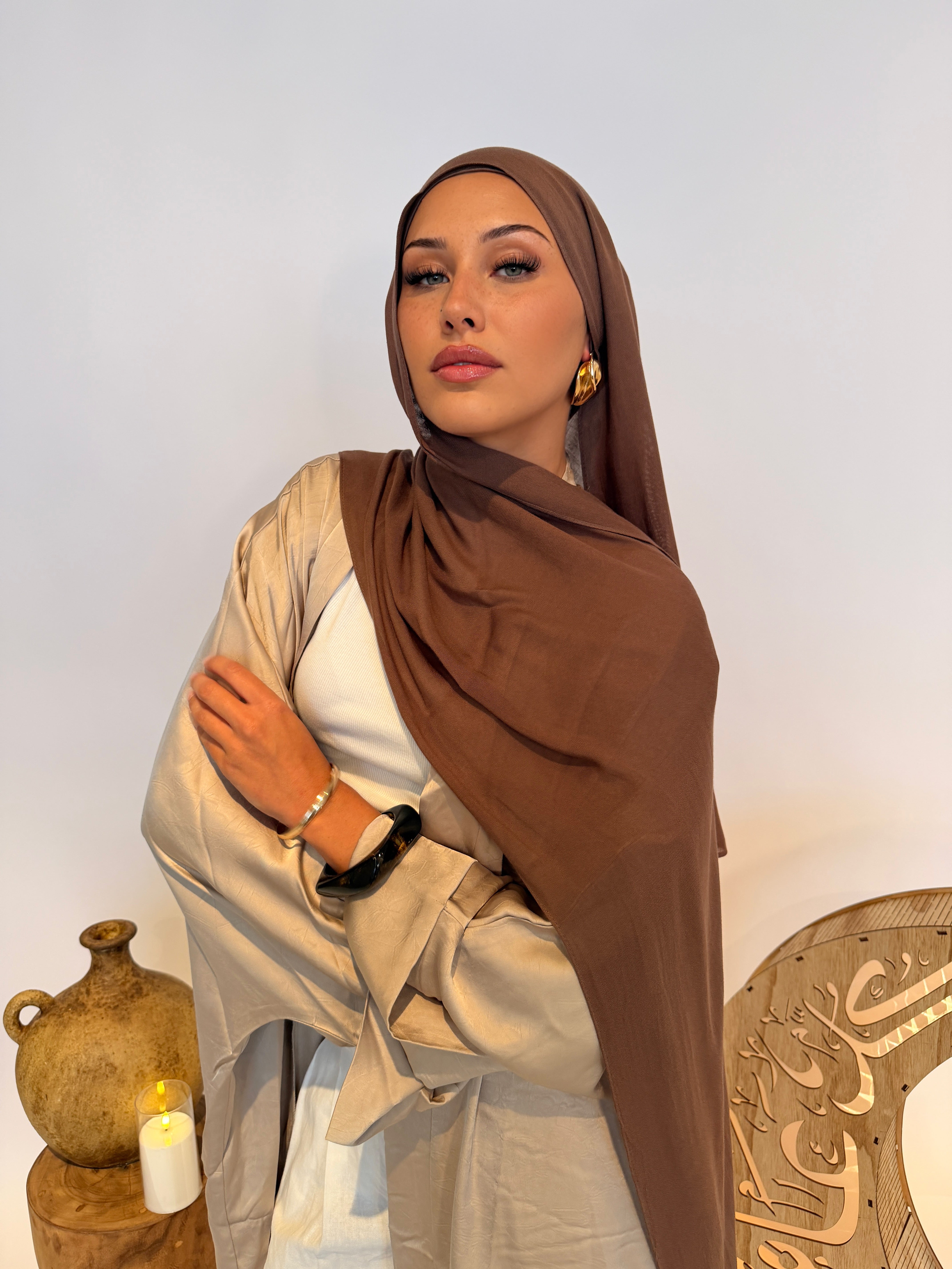 Hot Cocoa - Luxe Modal Hijab Set
