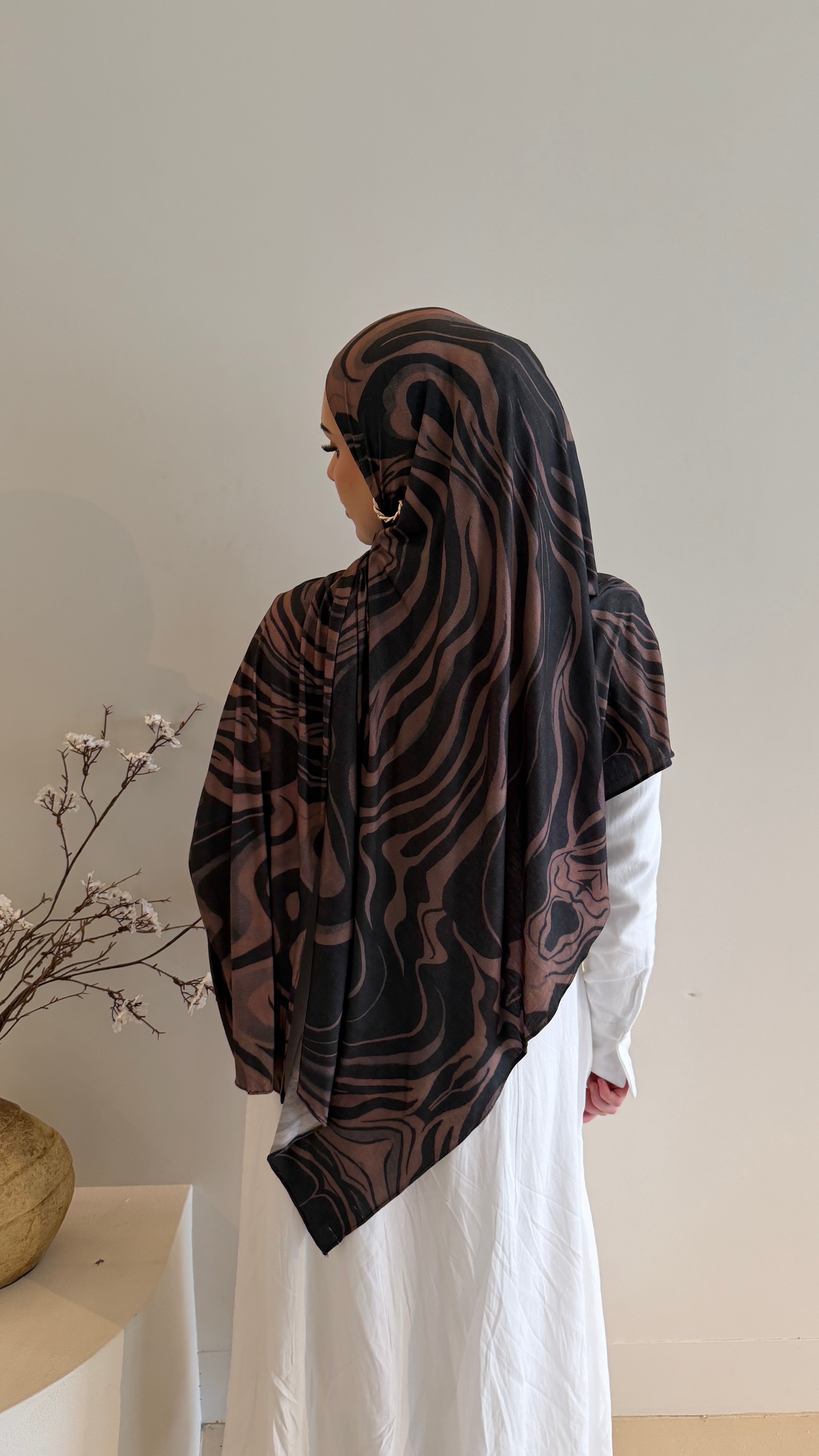 Toffee Swirl - Printed Jersey