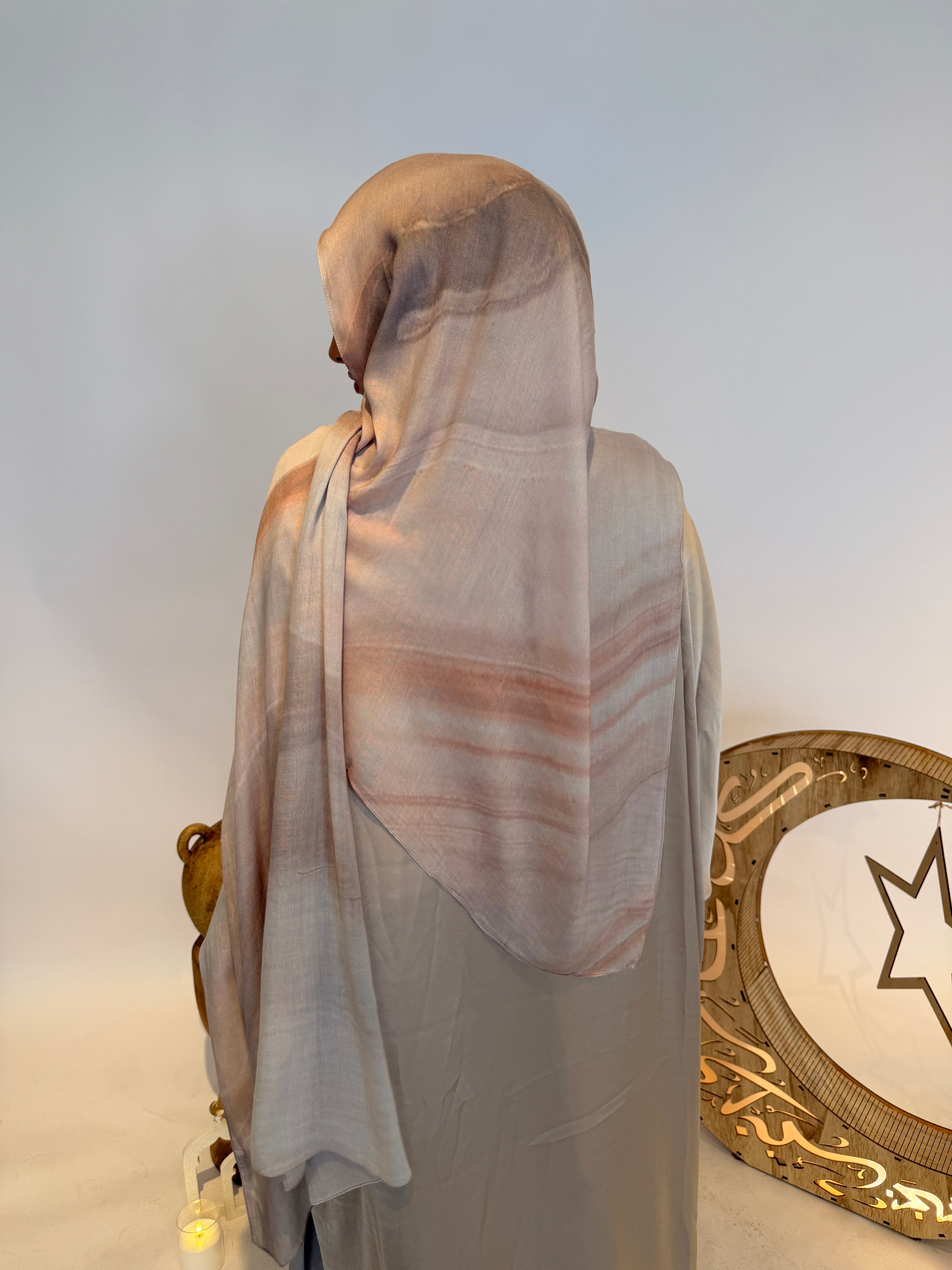 Sand Blush - Printed Modal Hijab