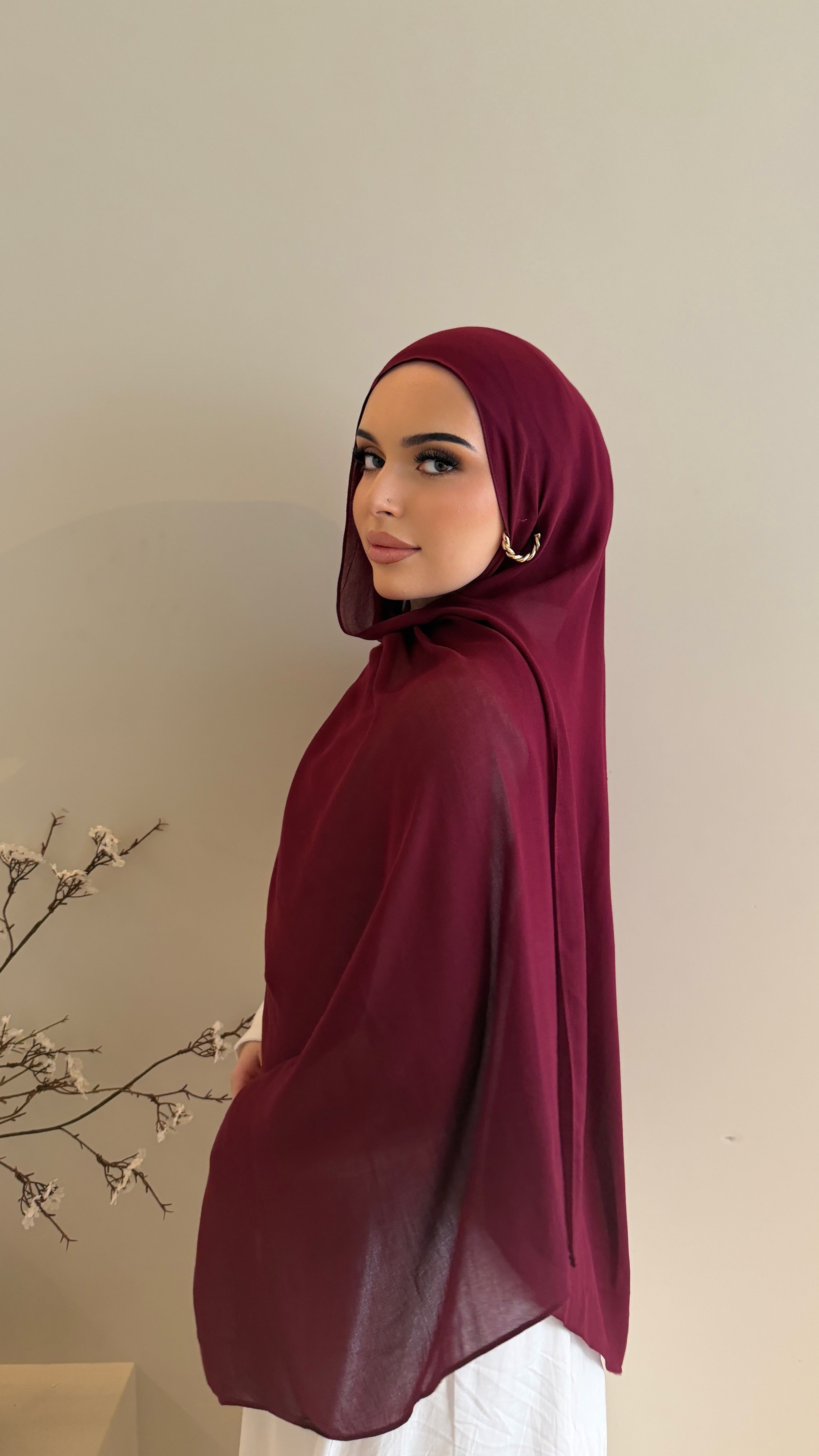 Plum - Luxe Modal Hijab Set
