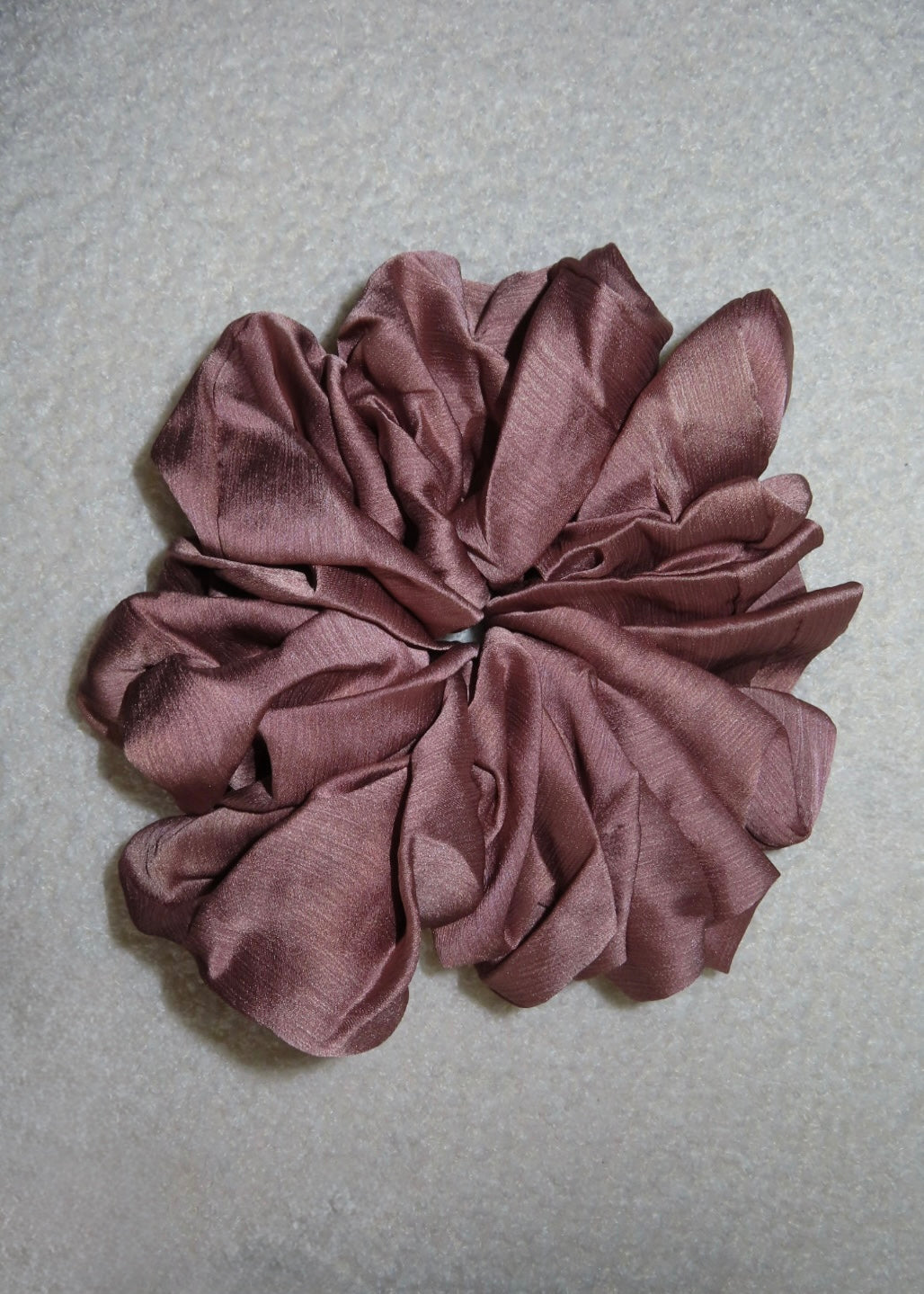 Blush Satin scrunchies