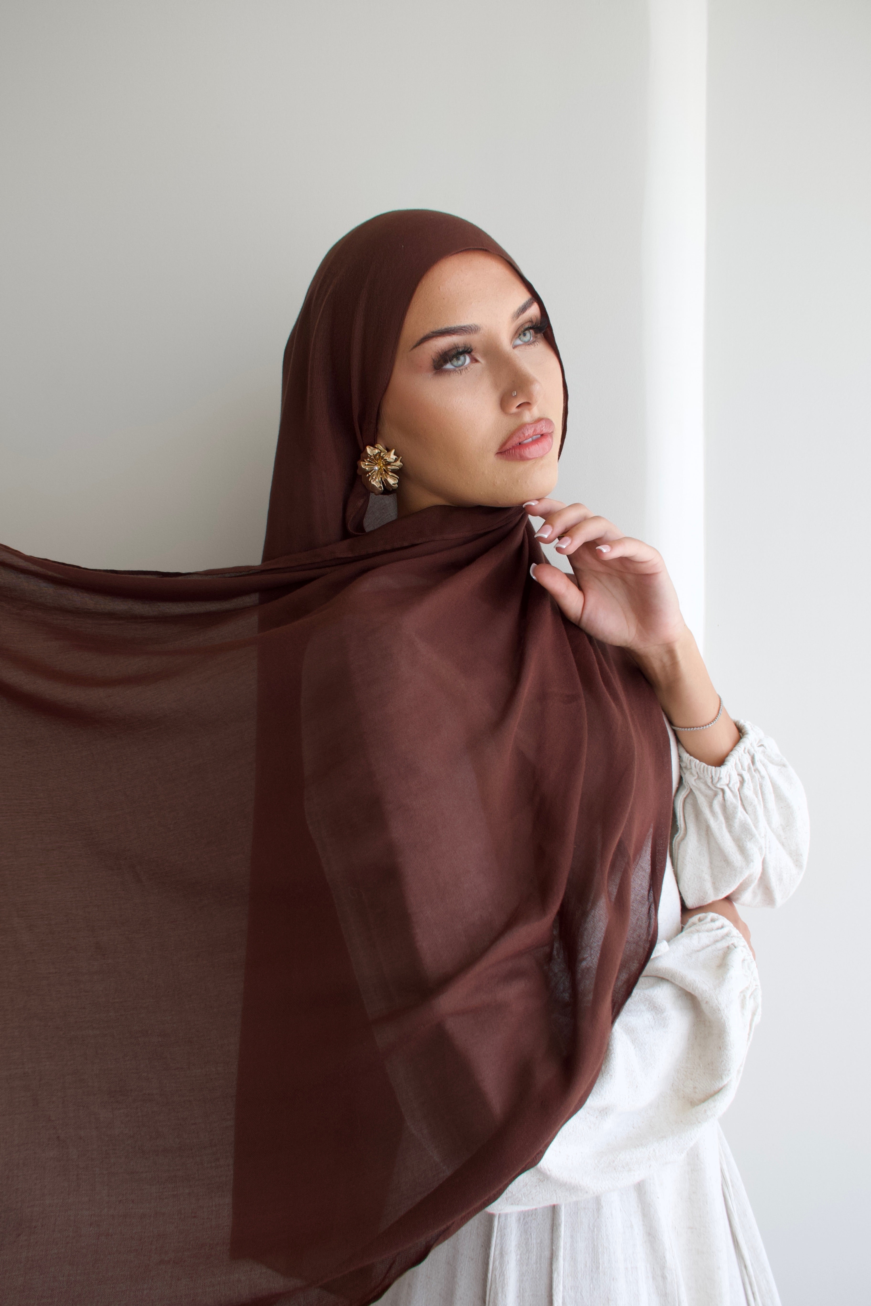 Fudge - Light Modal Hijab Set
